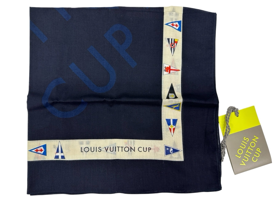 Louis Vuitton Navy Scarf/Bandana