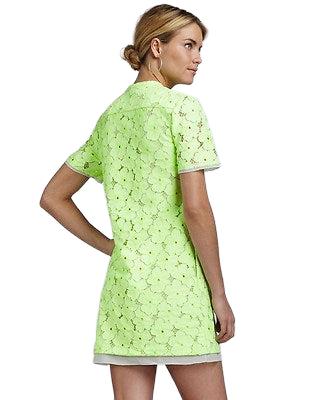Diane Von Furstenberg Neon Dress Size 10