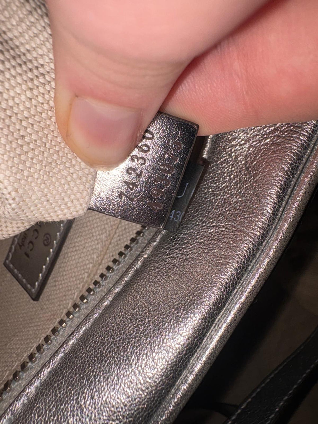 Gucci Silver Blondie Bag Brand New