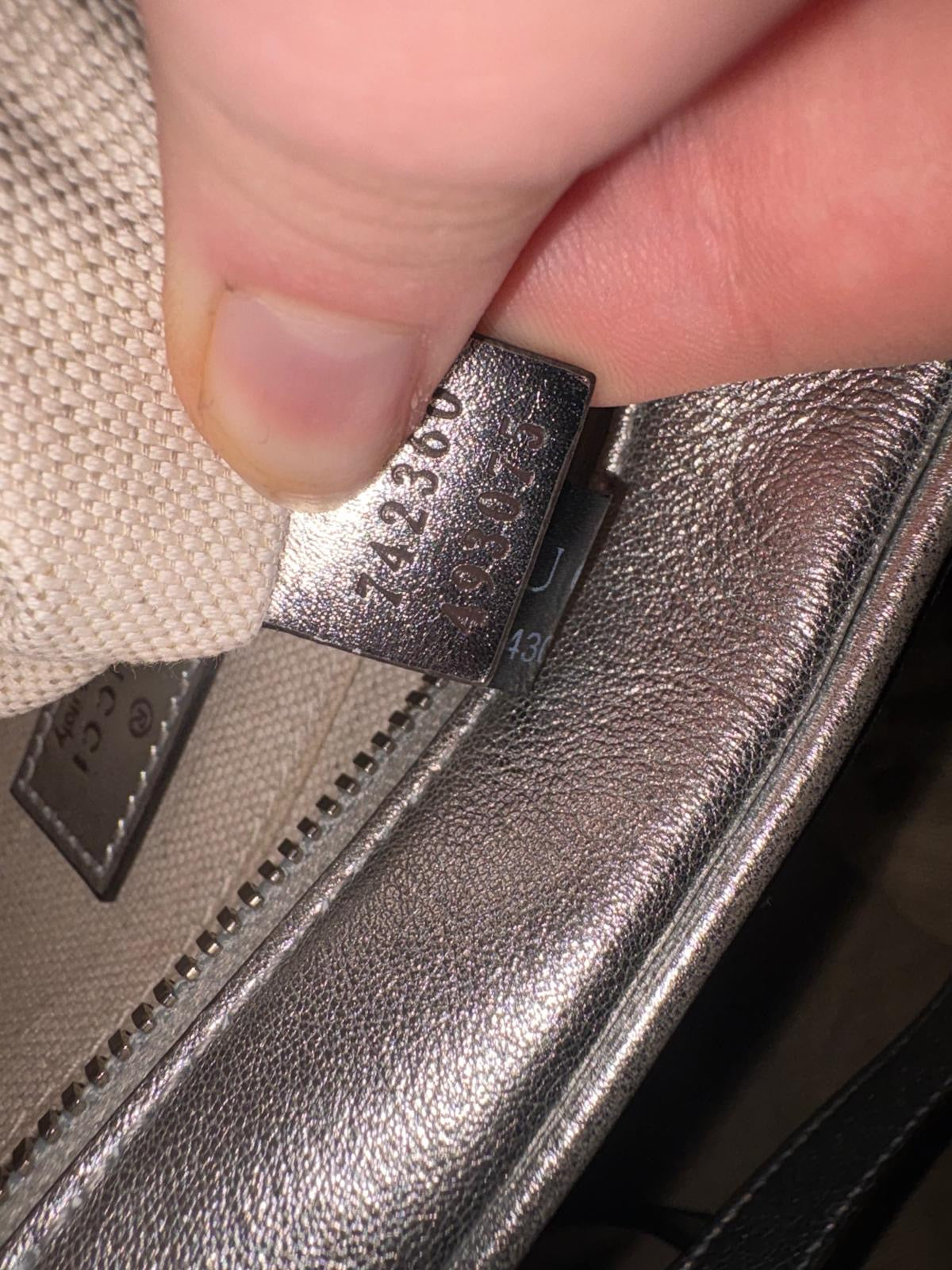 Gucci Silver Blondie Bag Brand New