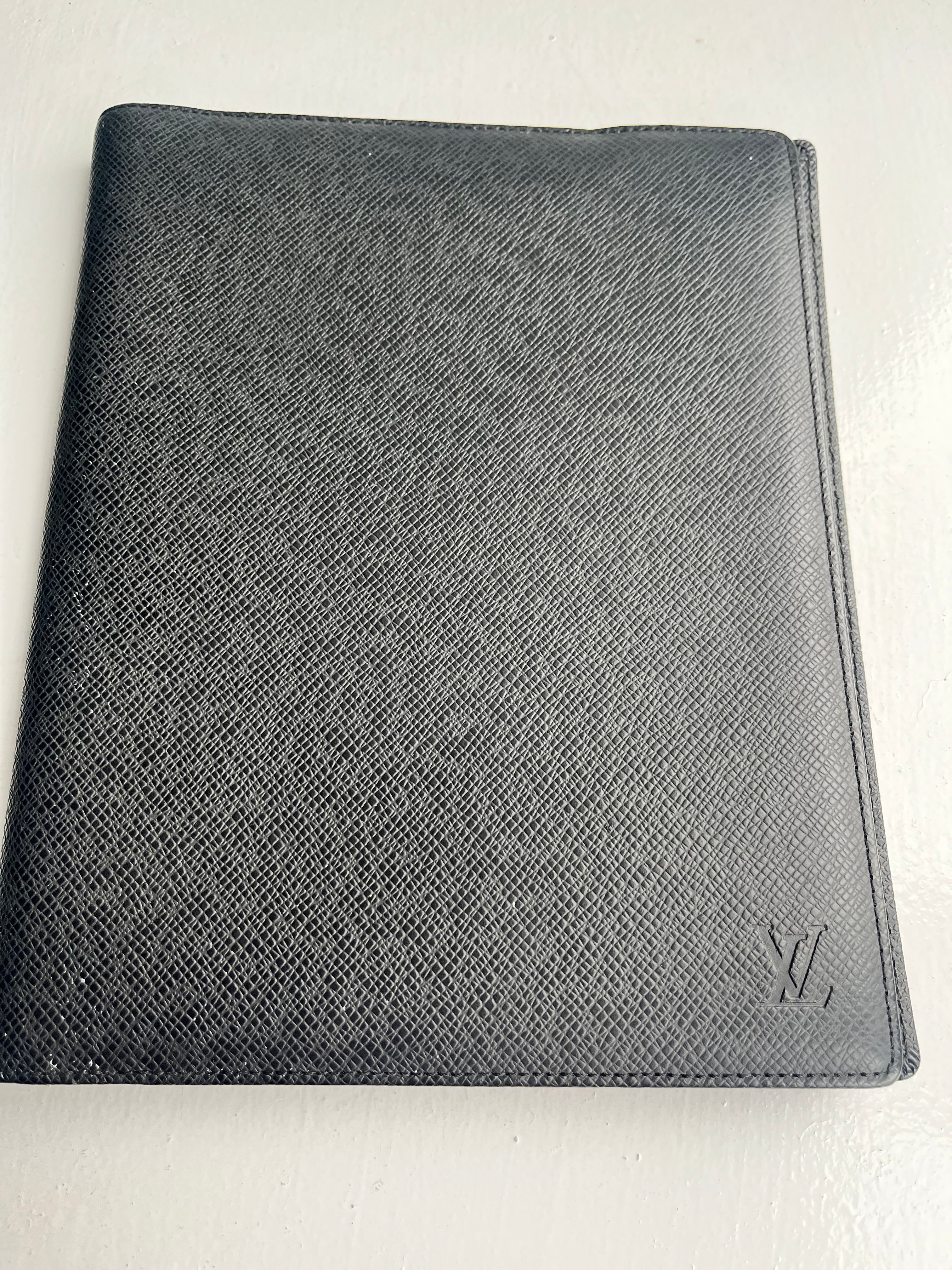 Louis Vuitton Black Epi Leather Agenda
