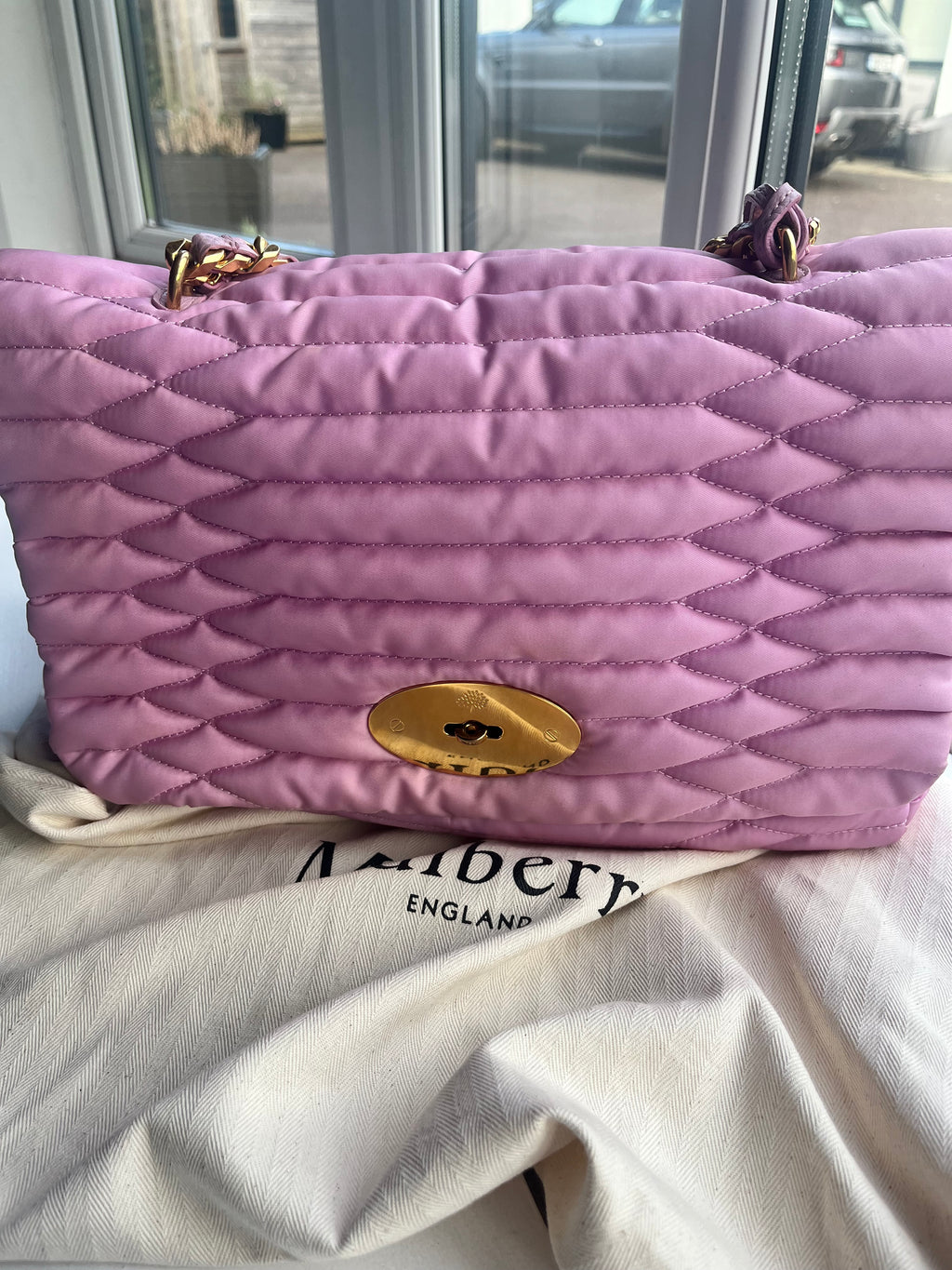 Mulberry Pink Lily Bag