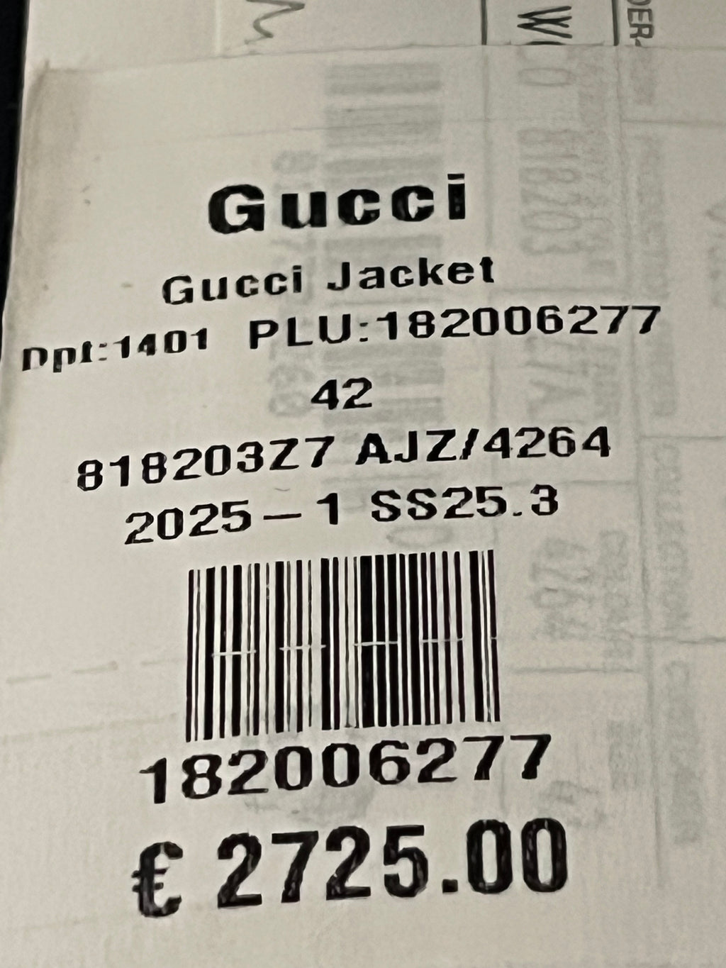 Gucci Trouser Suit Size 42