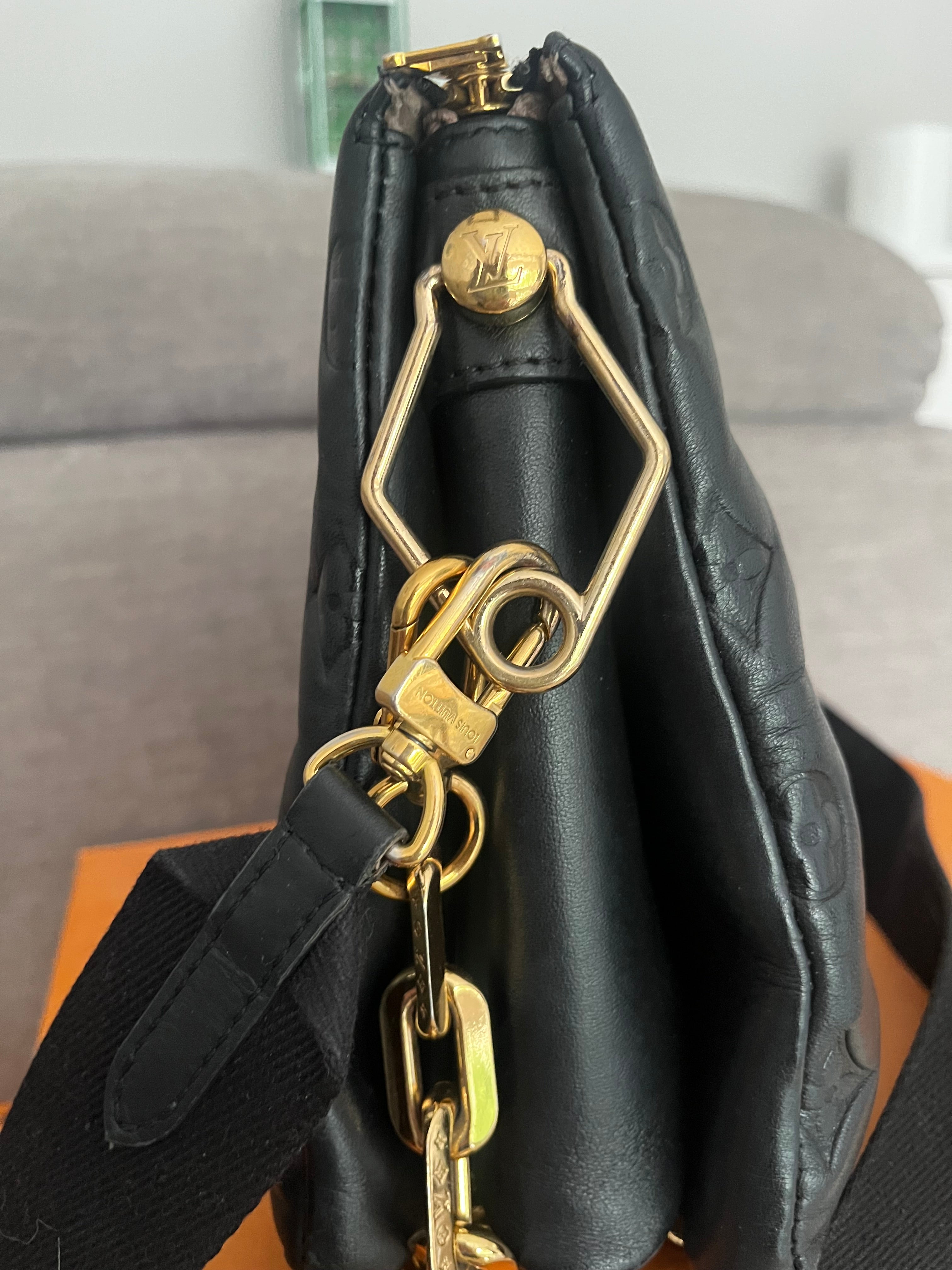 Louis Vuitton Black Coussin Bag