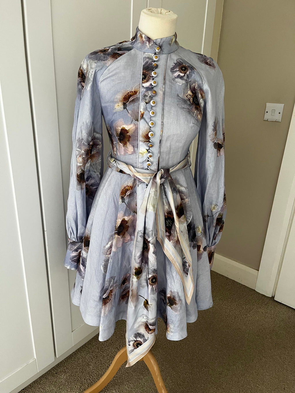 Zimmermann Lilac Blue Dress Size 0 (8)