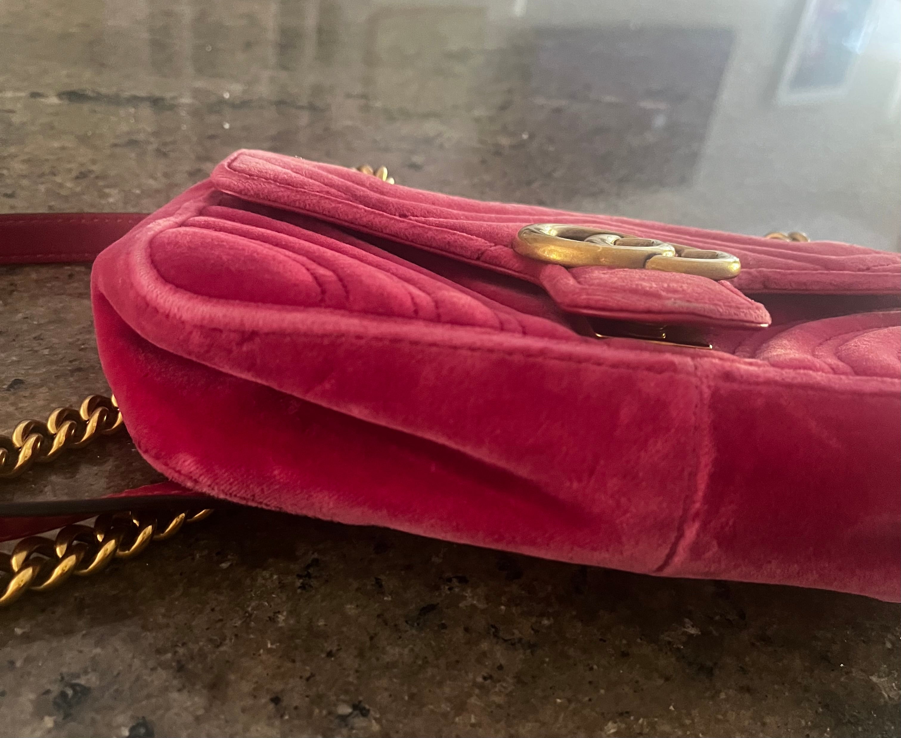 Gucci Velvet Marmont Bag