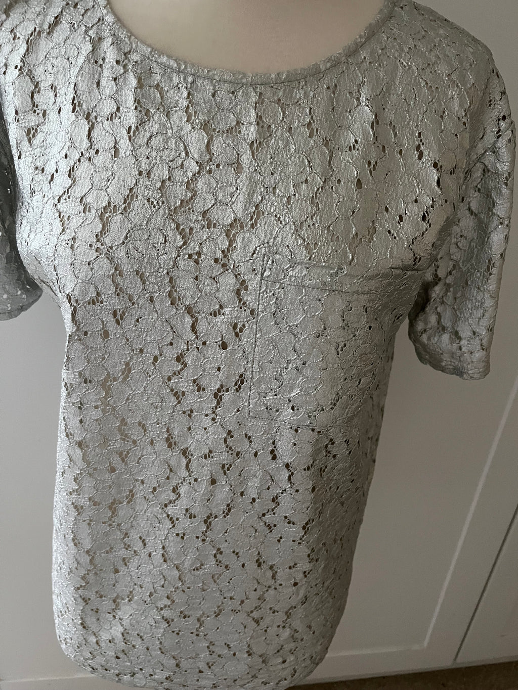 DKNY Silver Top Size S