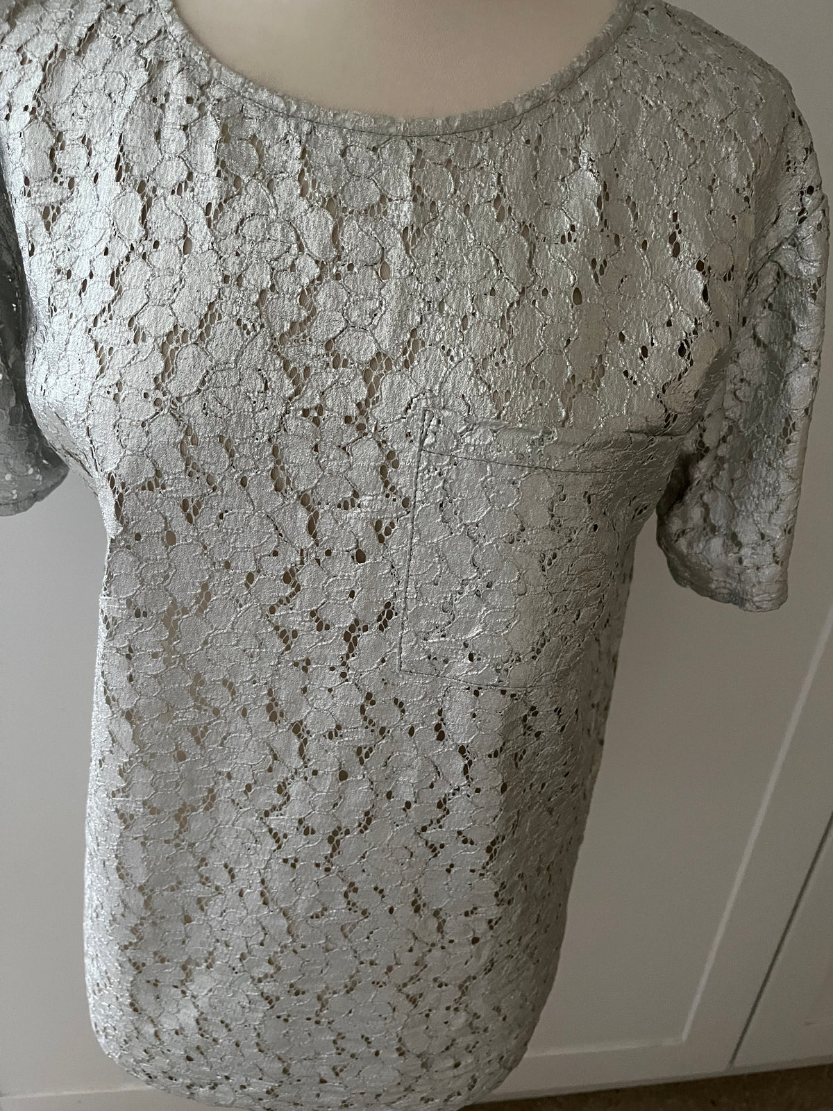 DKNY Silver Top Size S