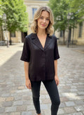 Black Claudie Pierlot Blouse Size 38