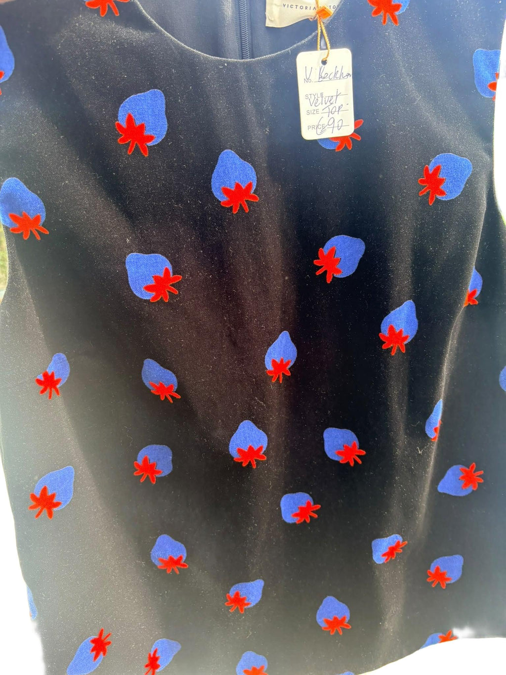 Victoria Victoria Beckham Velvet Top Size 10