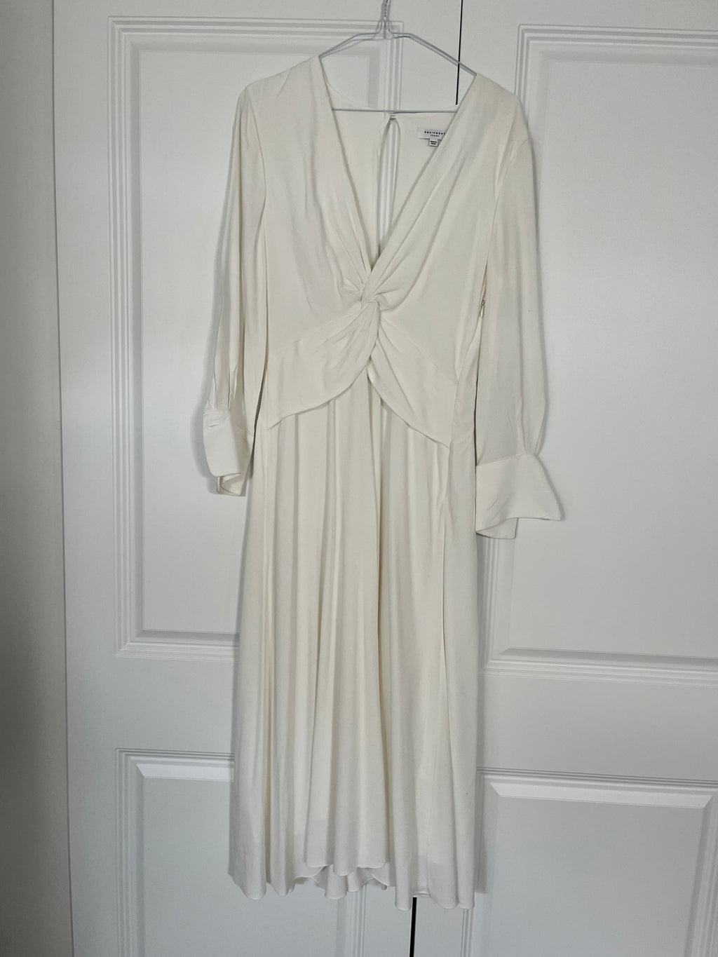 Equipment Winter White ‘Faun’ Dress Size 8