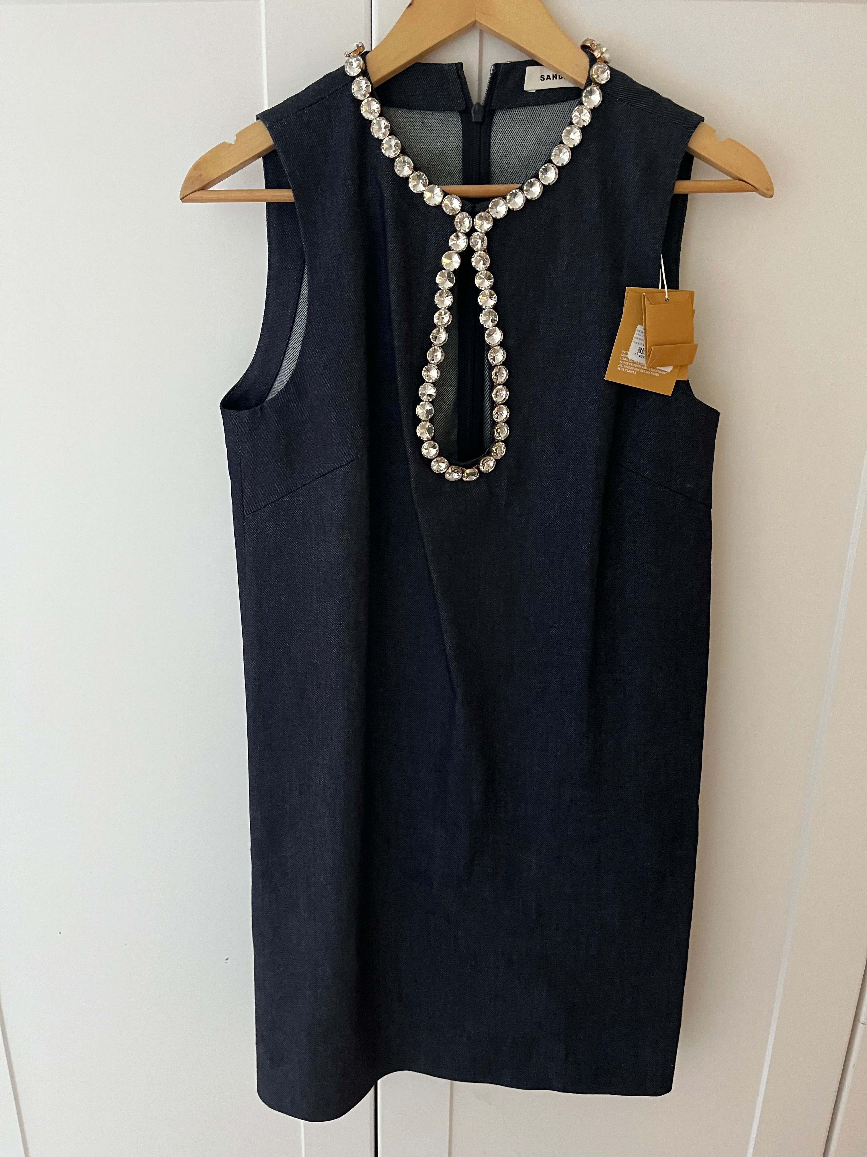 Sandro Denim Dress Size 38