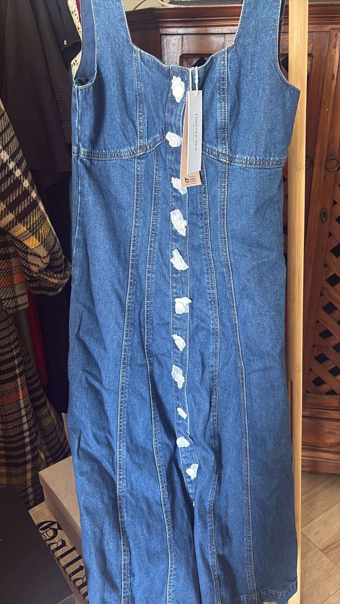 Forever New Denim Dress Size 10