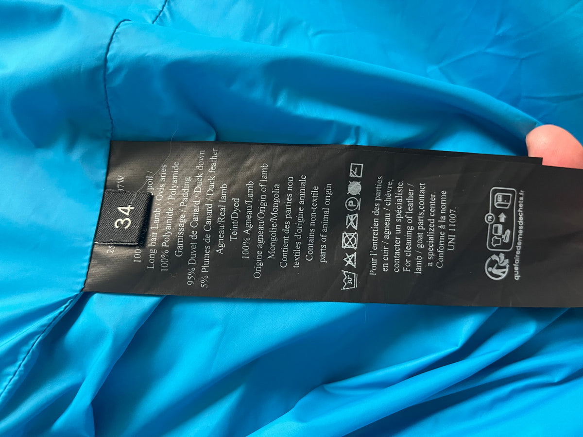 Yves Salomon Coat Size 34