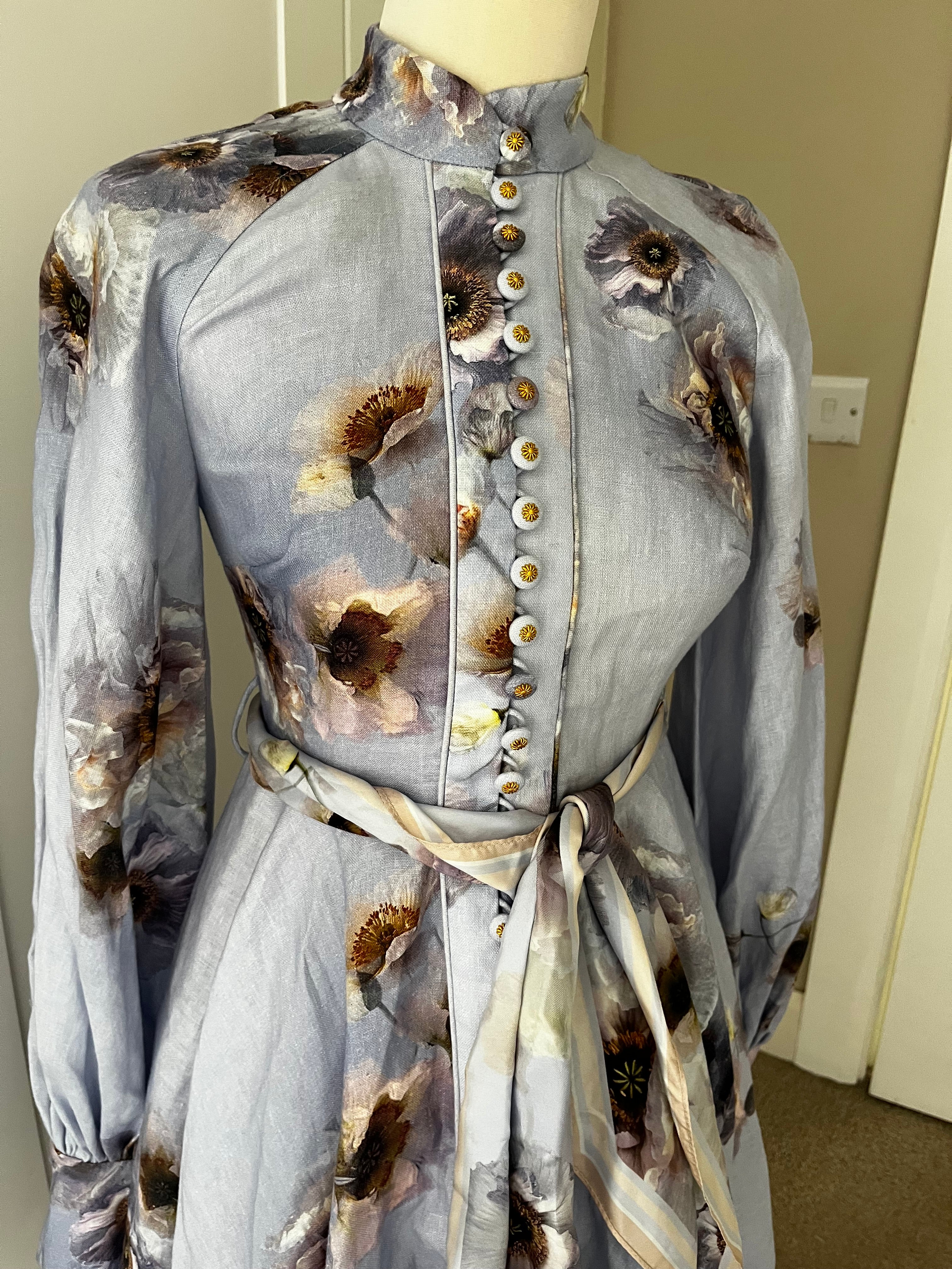 Zimmermann Lilac Blue Dress Size 0 (8)