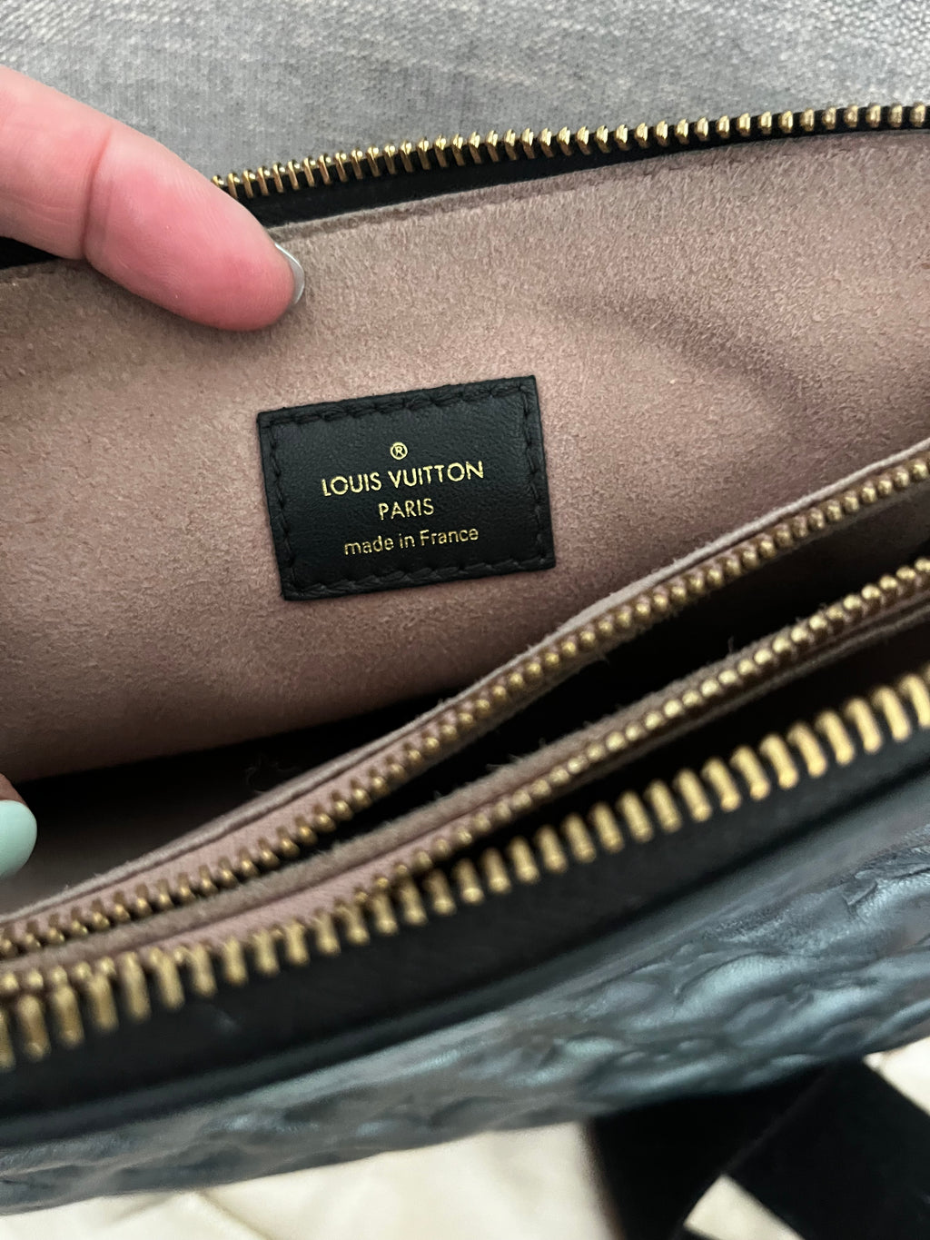 Louis Vuitton Black Coussin Bag