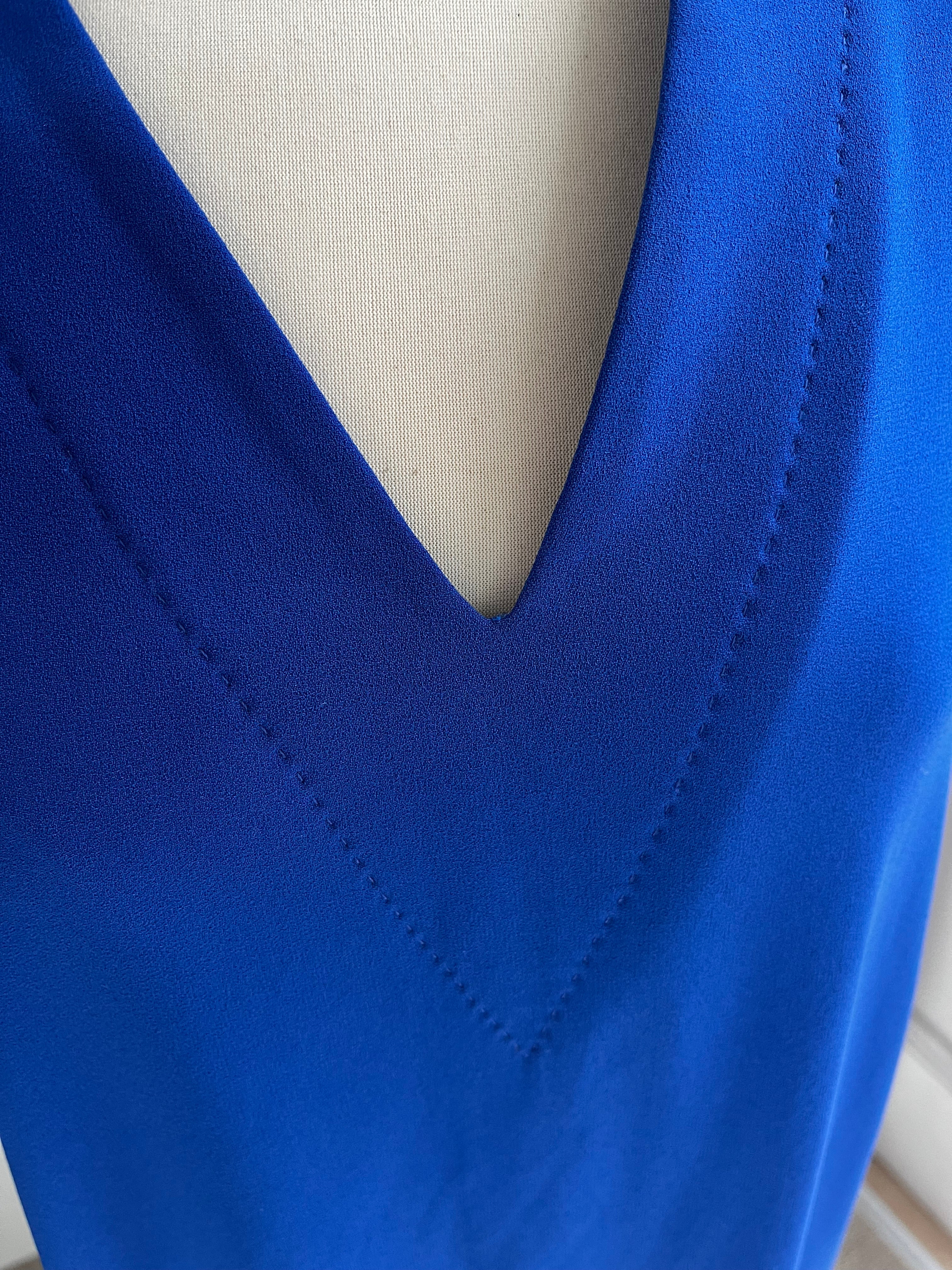 Escada Blue Dress Size 16