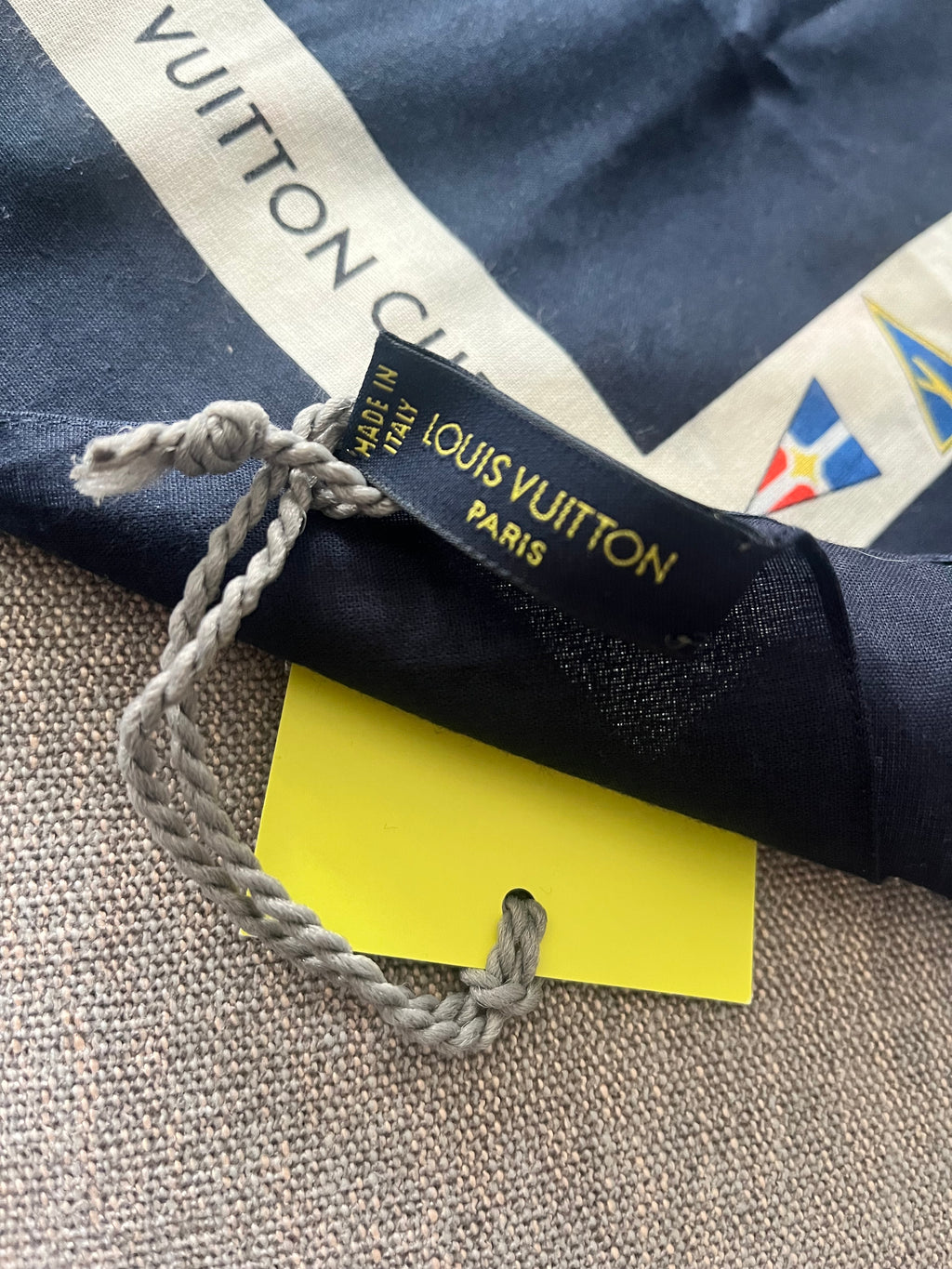 Louis Vuitton Navy Scarf/Bandana