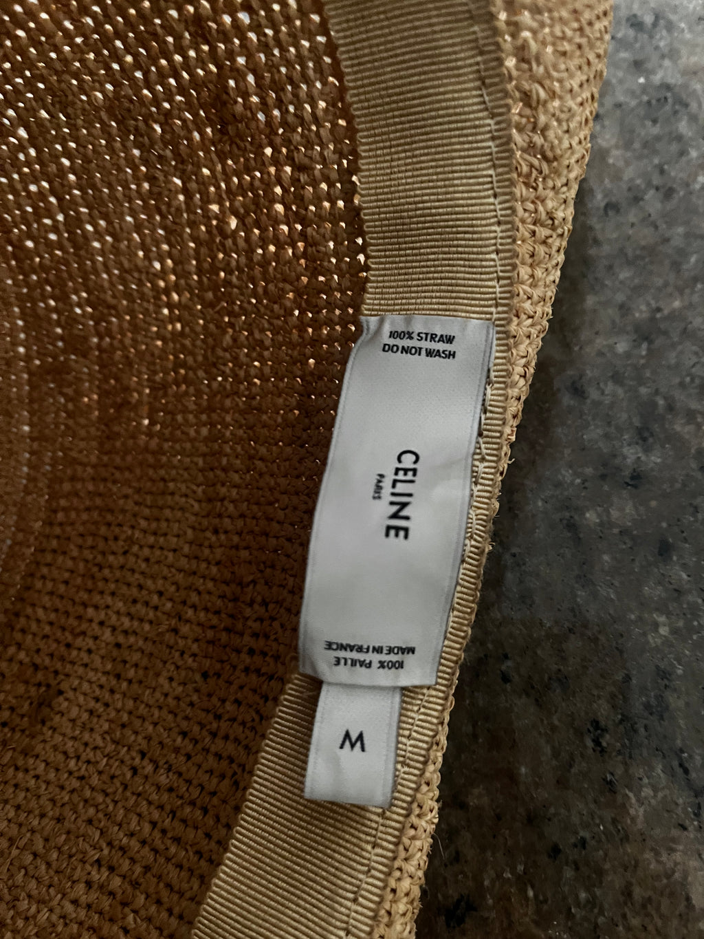 Celine Triomphe Hat Size M