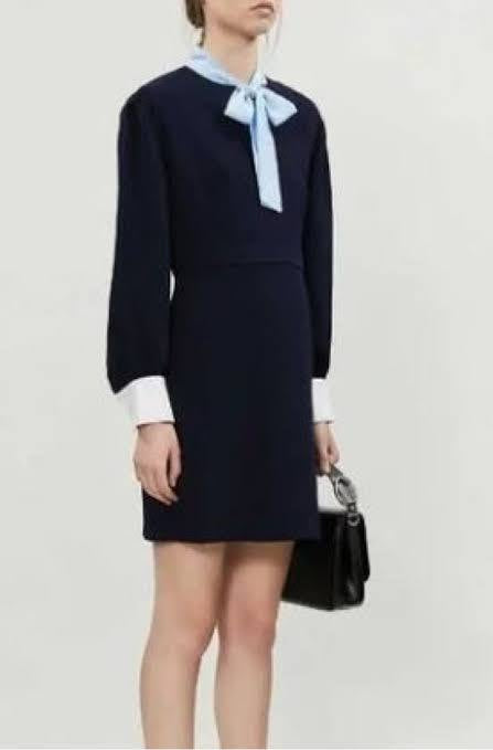 Sandro Navy Dress Size 14