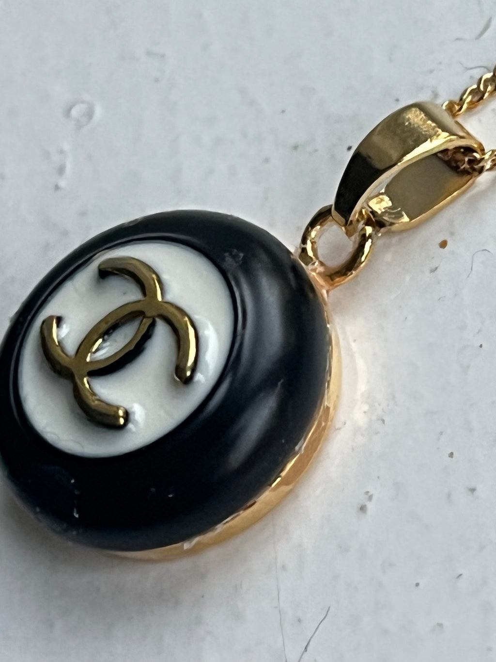 Repurposed Chanel Button Necklace