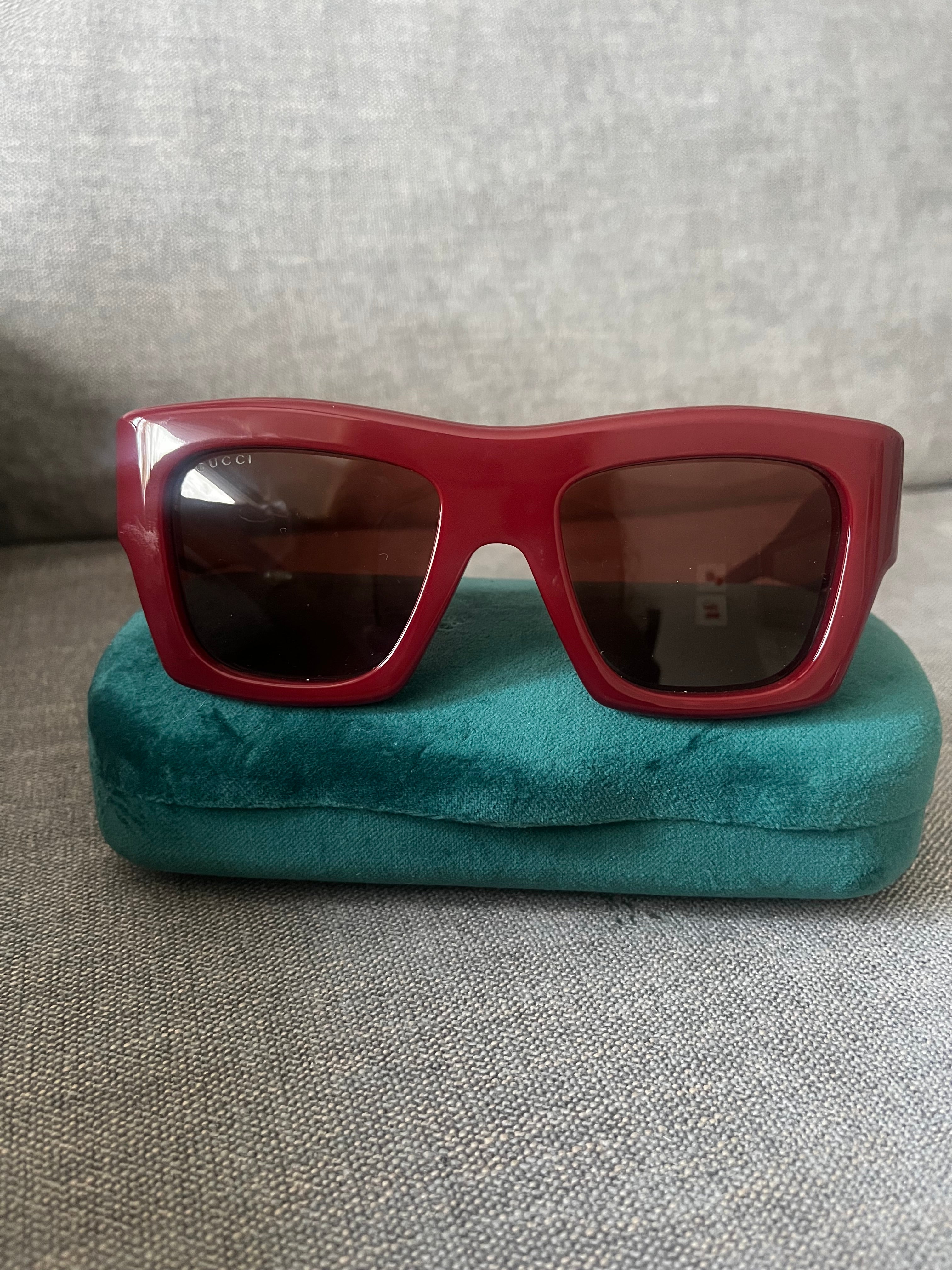 Gucci Bordeaux Red Sunglasses