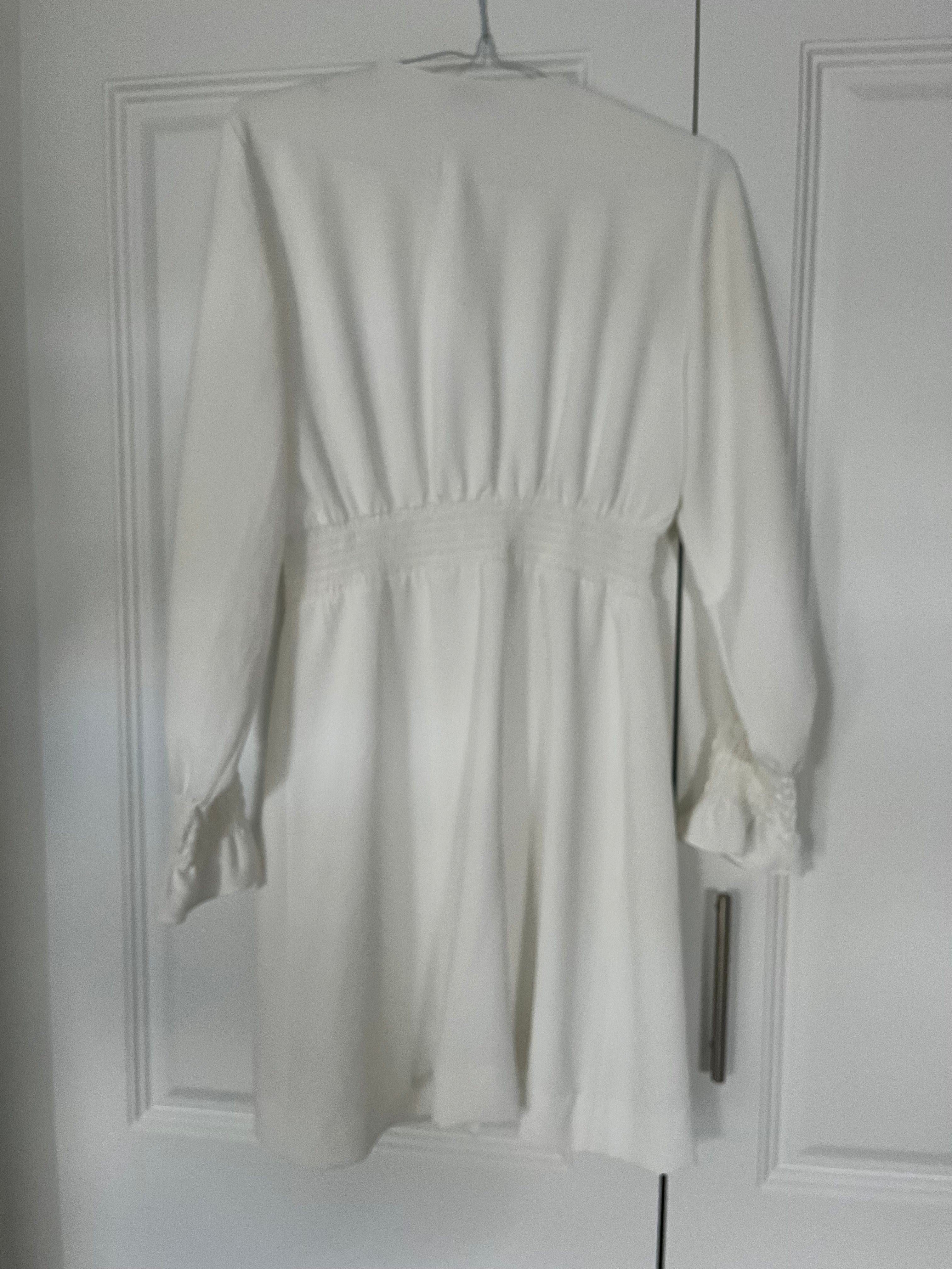 Sandro White Dress Size 38