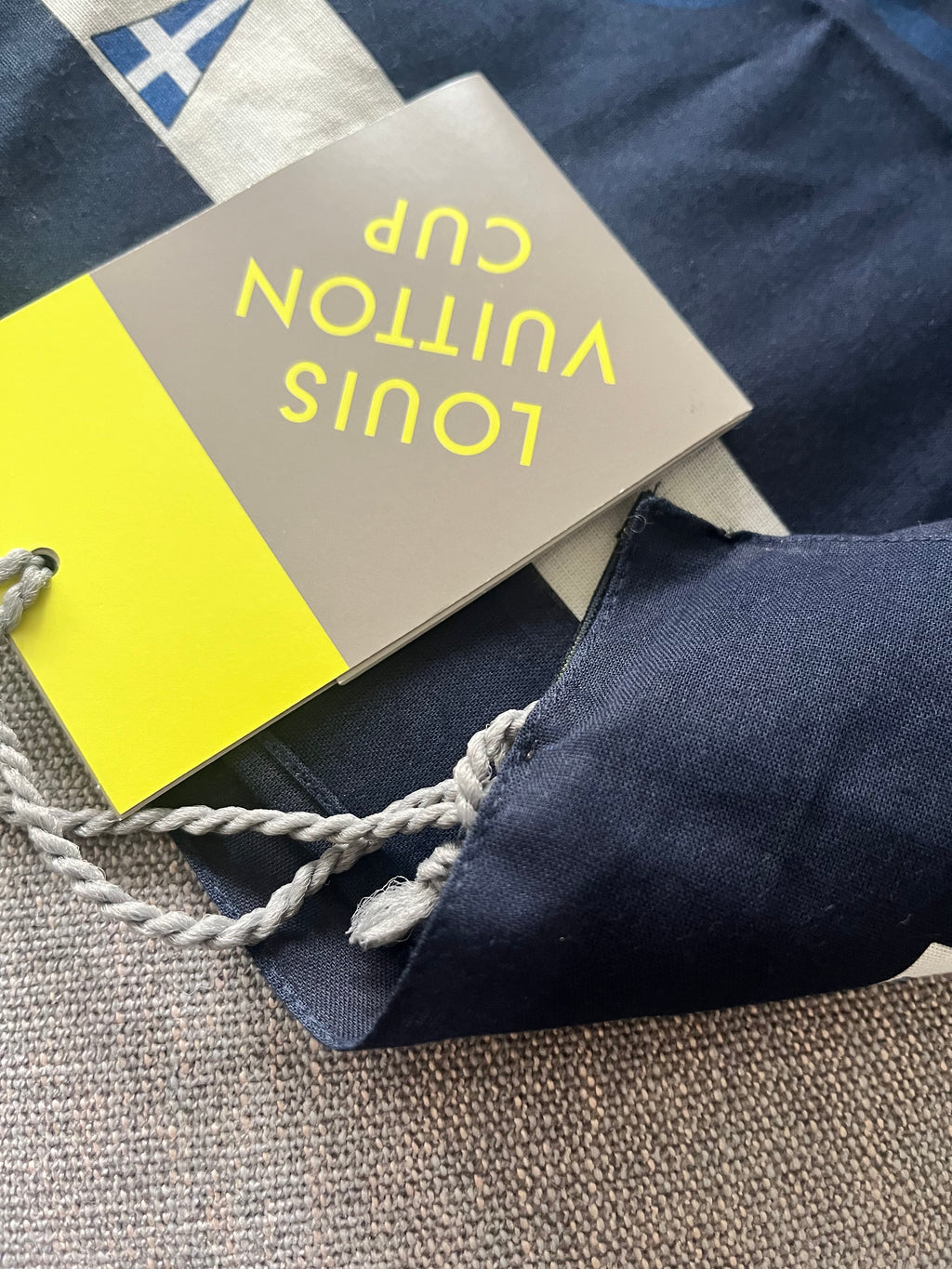 Louis Vuitton Navy Scarf/Bandana