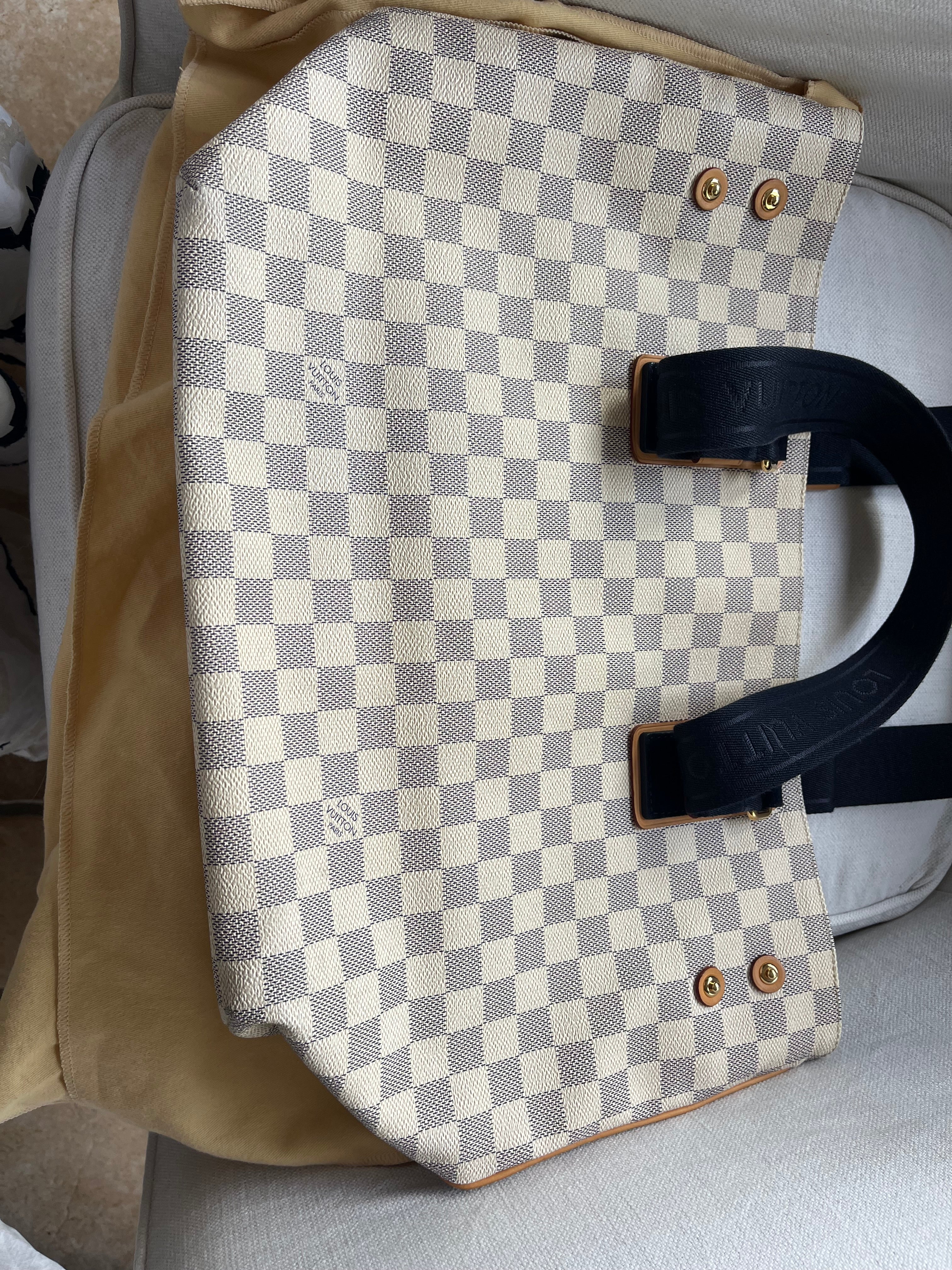 Louis Vuitton Damier Azur Beach Cabas Bag