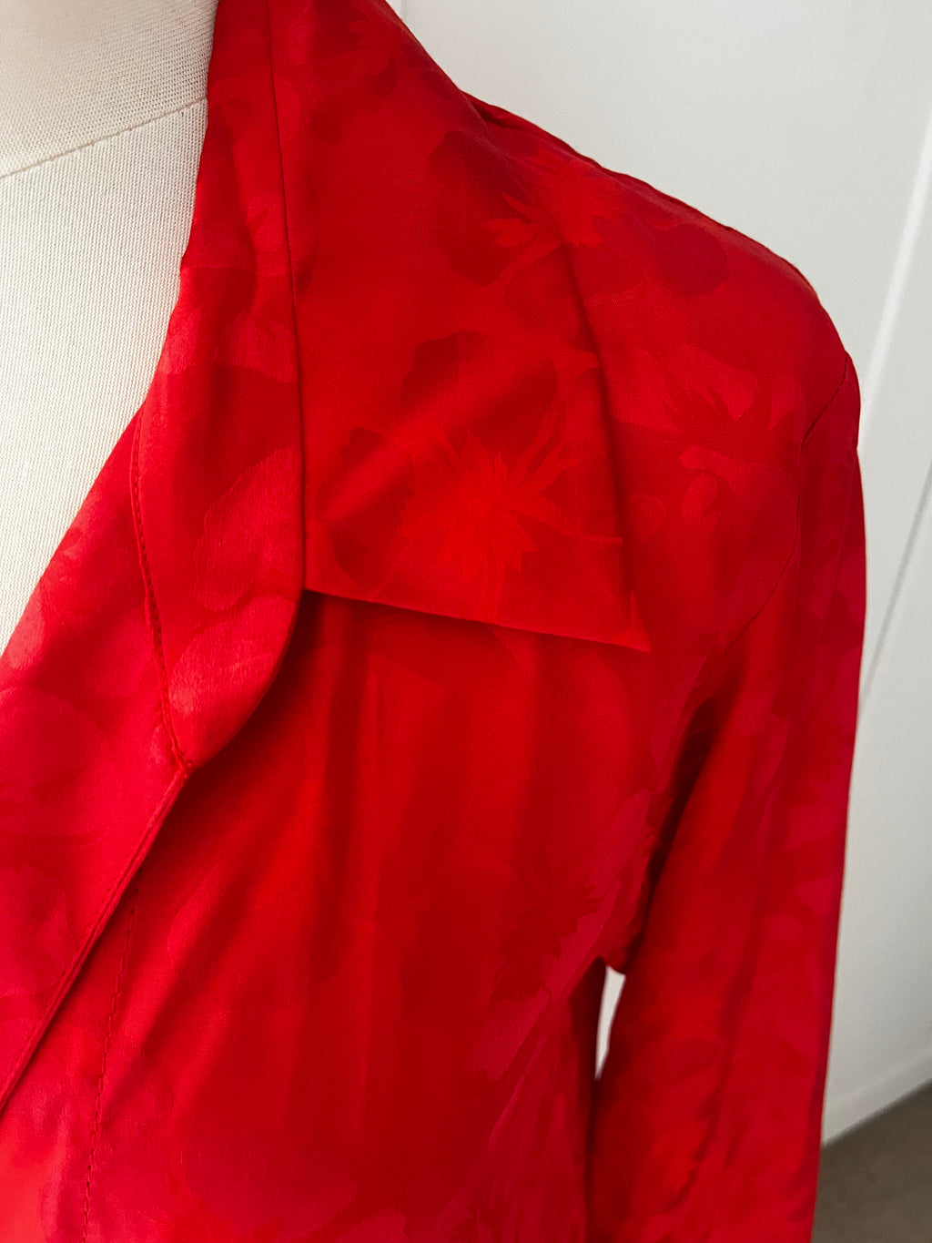 Sandro Red Shirt Dress Size 34