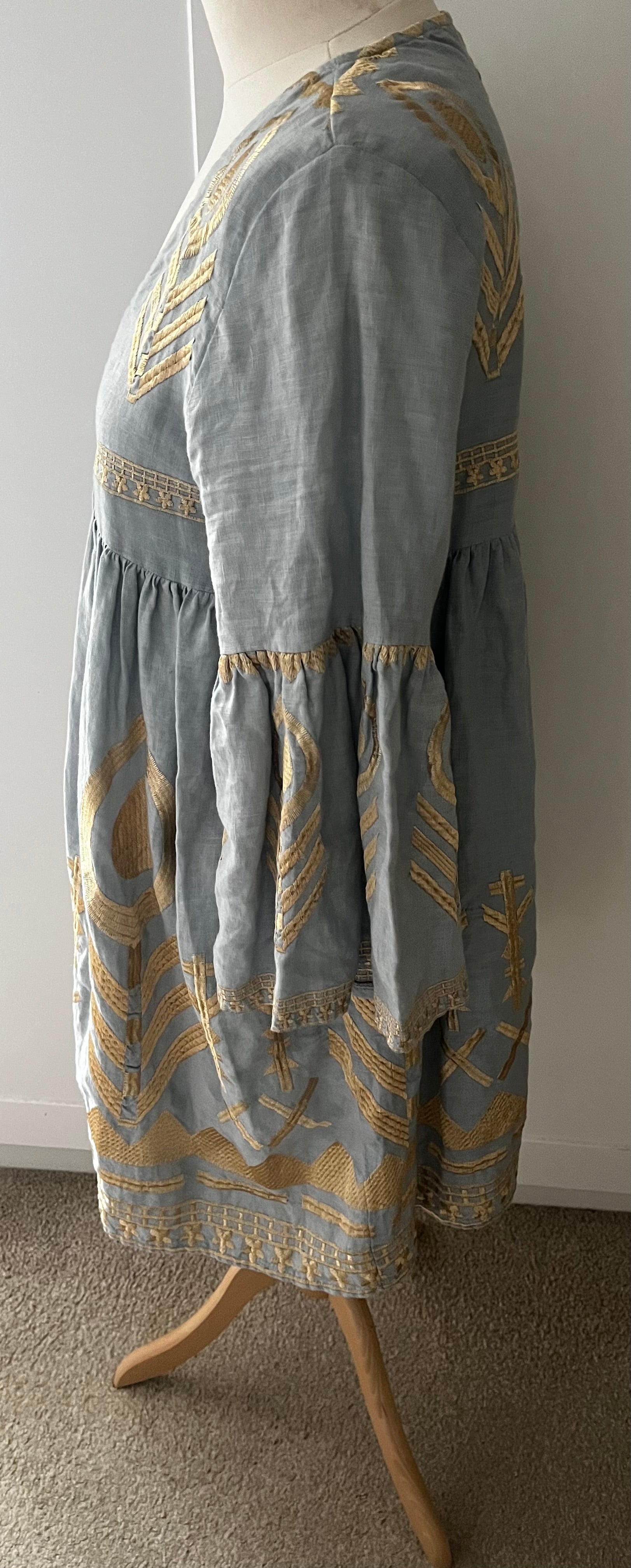 Greek Archaic Kori Dress Size S