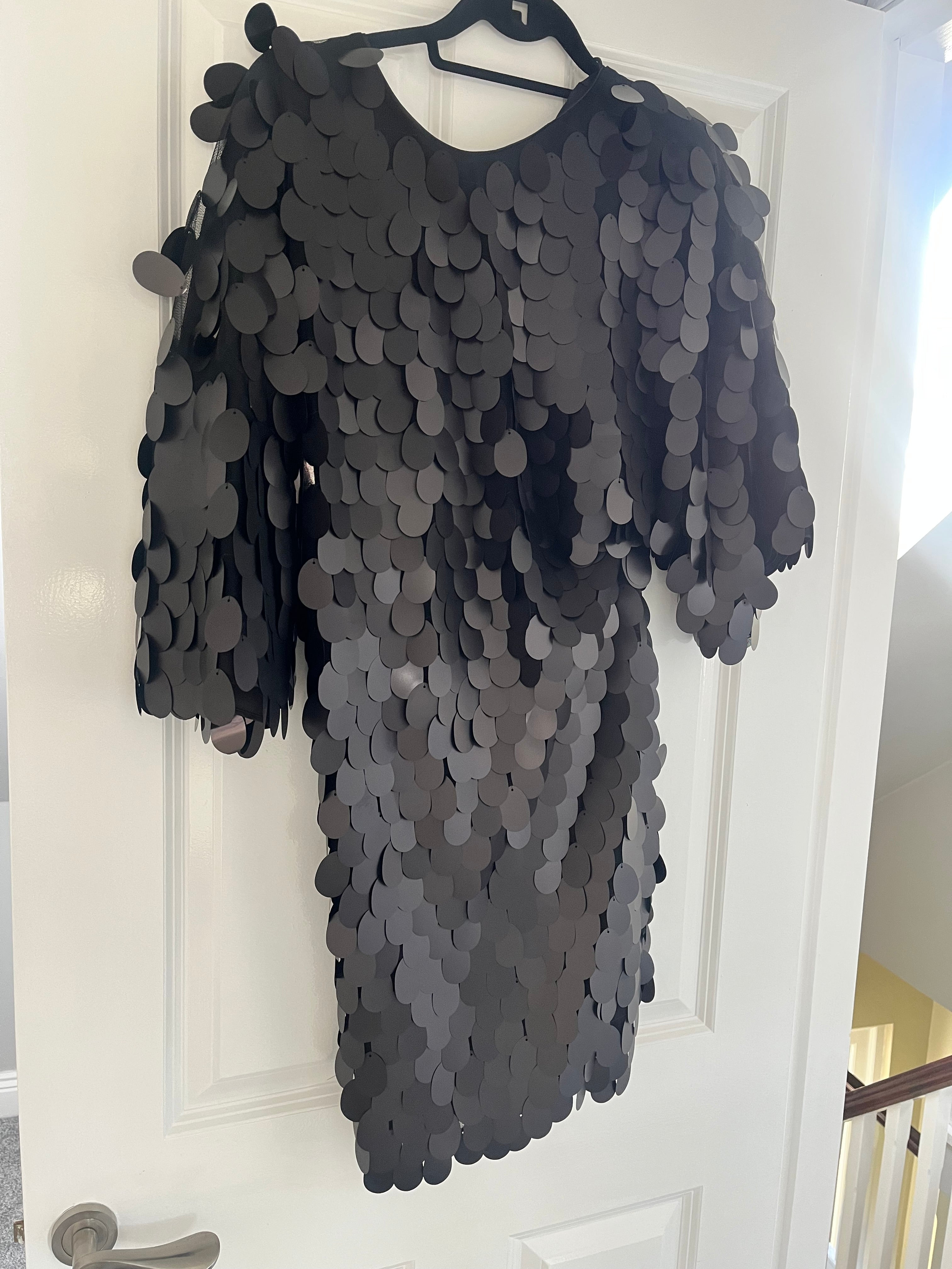 Rotate Black Sequin Dress Size 38