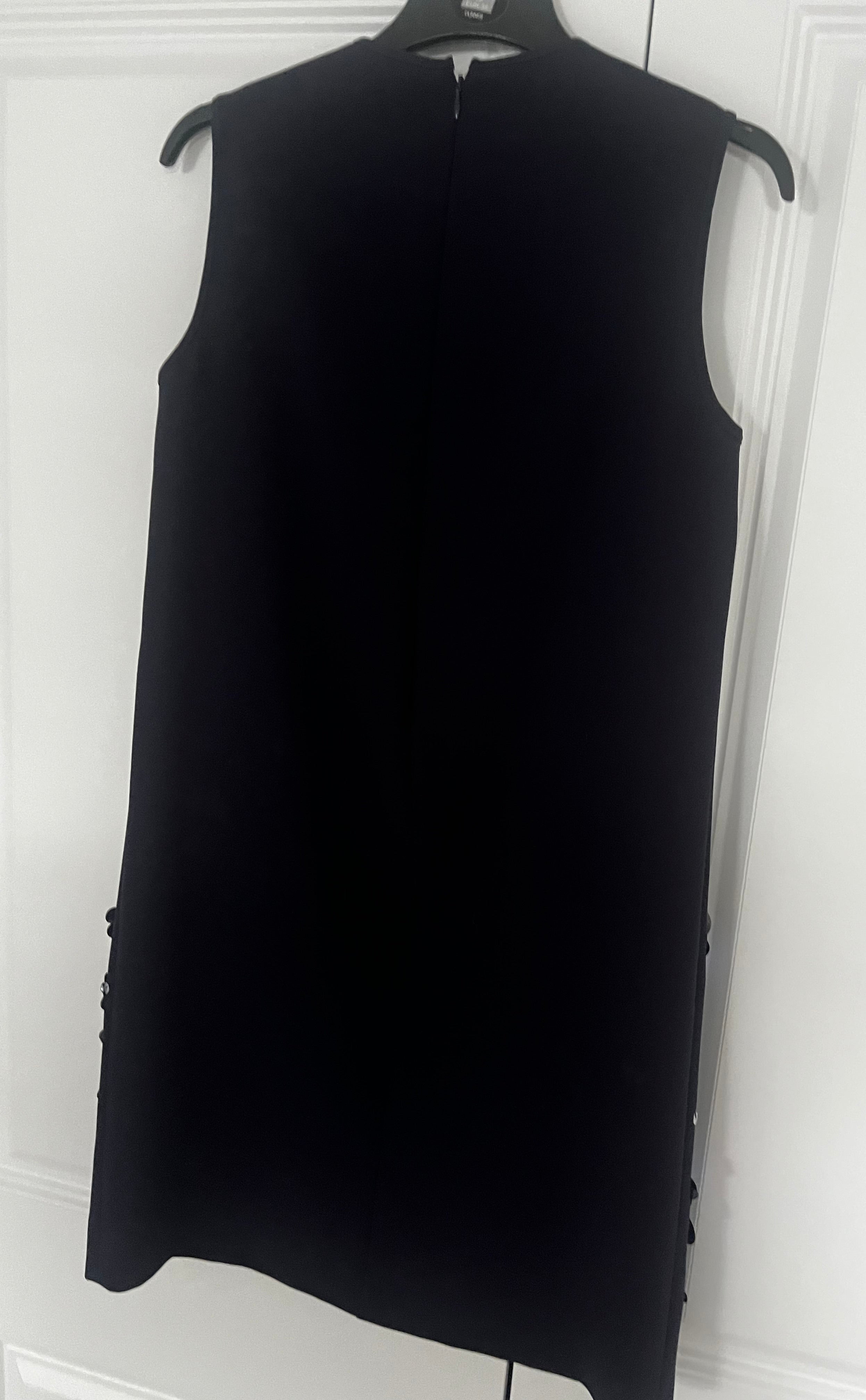 Victoria Beckham Navy Sequin Dress Size 10