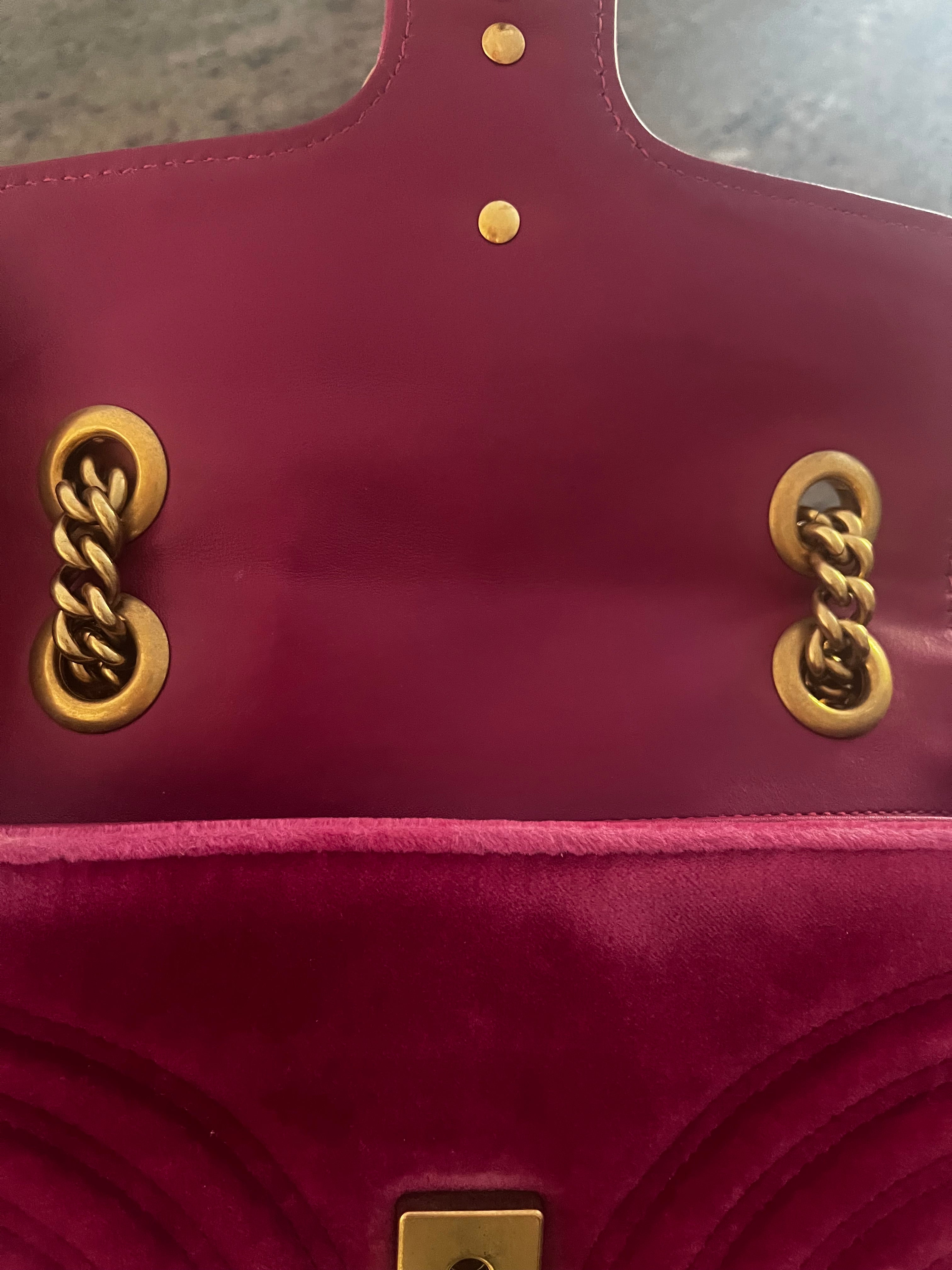 Gucci Velvet Marmont Bag