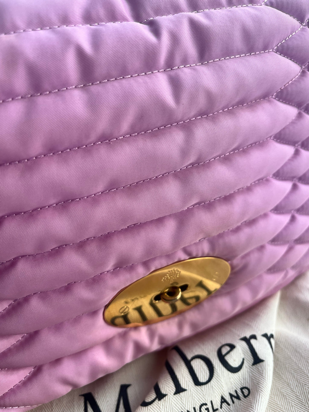 Mulberry Pink Lily Bag