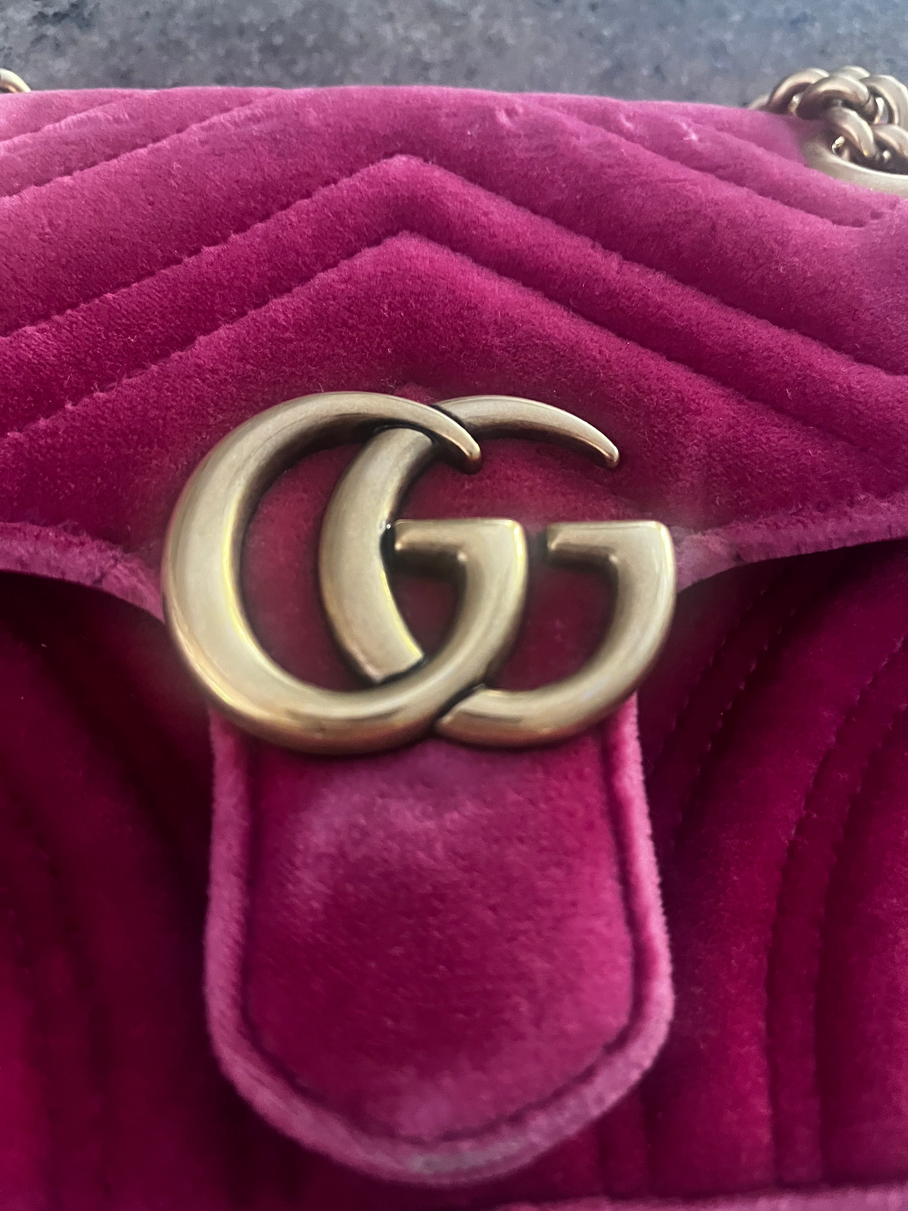 Gucci Velvet Marmont Bag