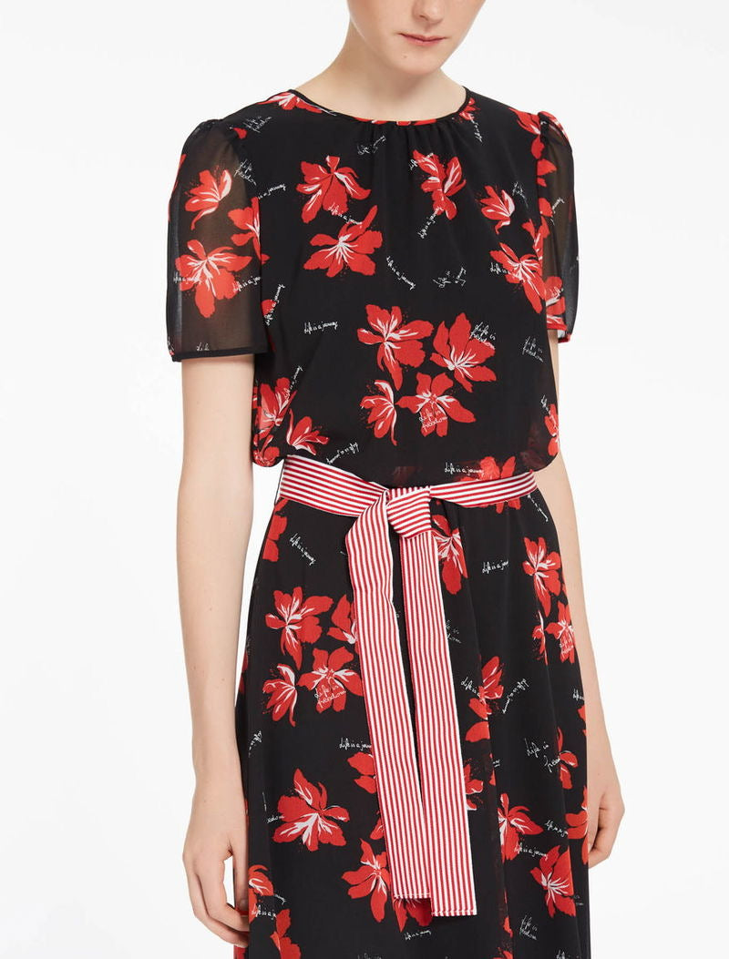 Marella Floral Midi Dress Size 8