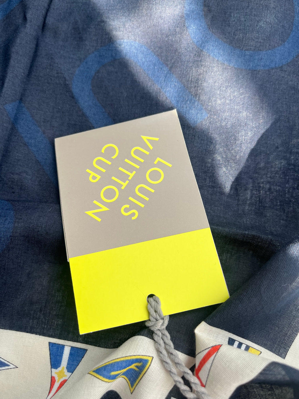 Louis Vuitton Navy Scarf/Bandana