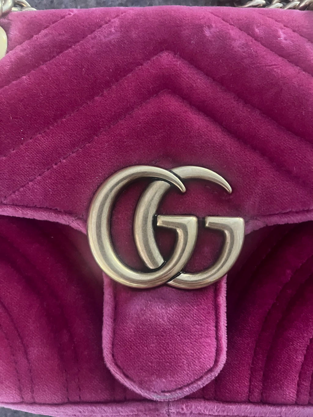 Gucci Velvet Marmont Bag