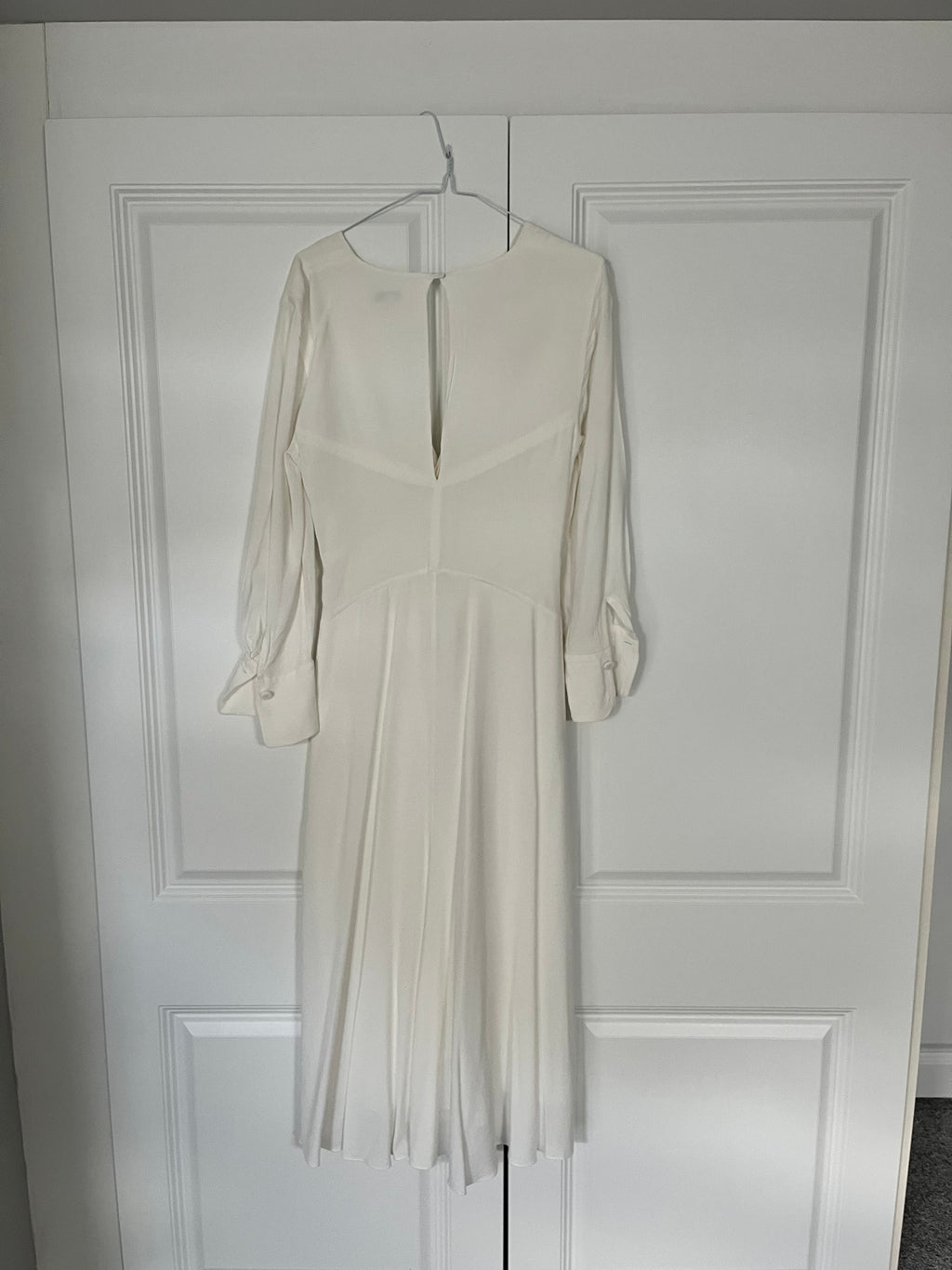 Equipment Winter White ‘Faun’ Dress Size 8