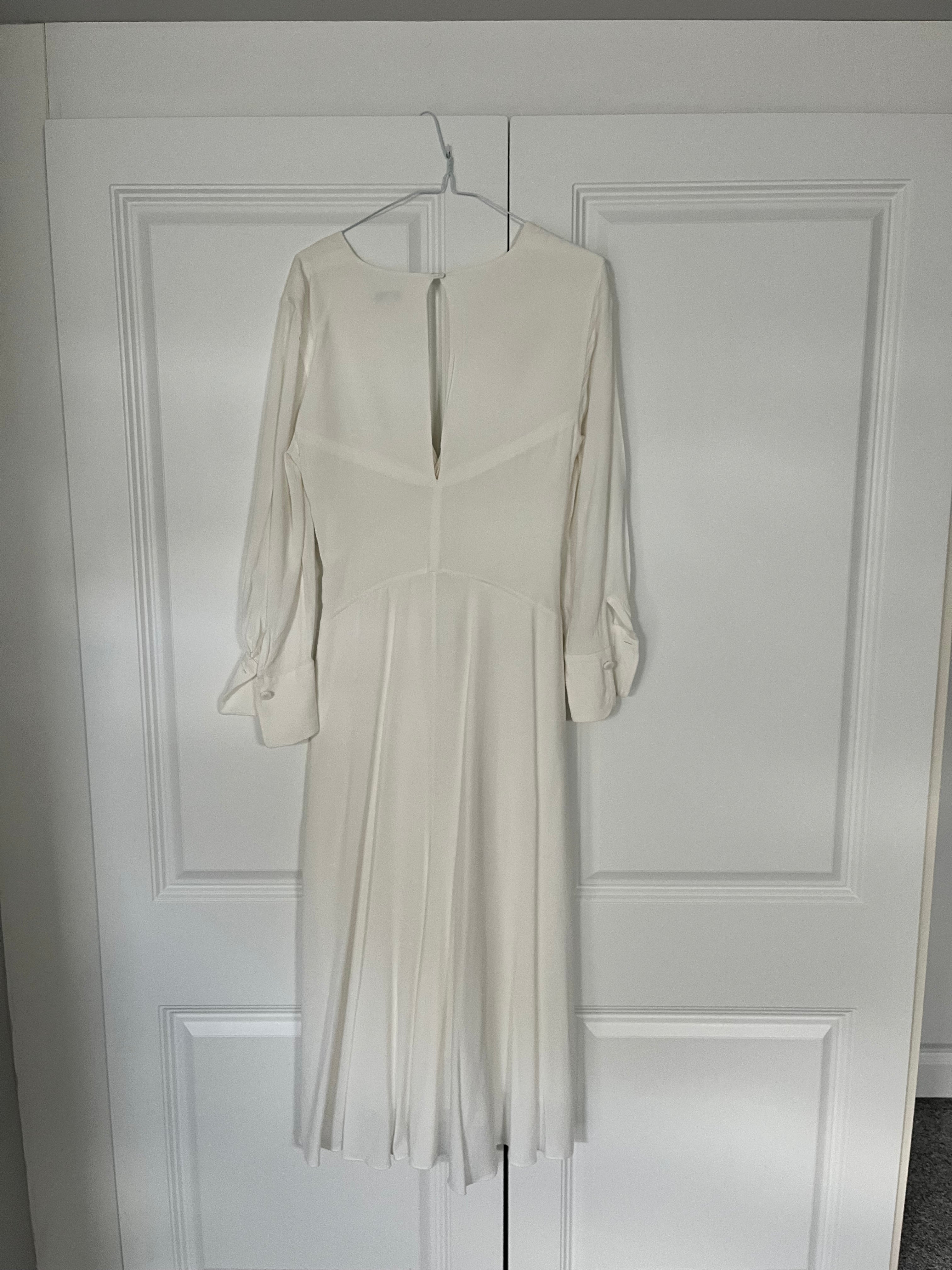 Equipment Winter White ‘Faun’ Dress Size 8