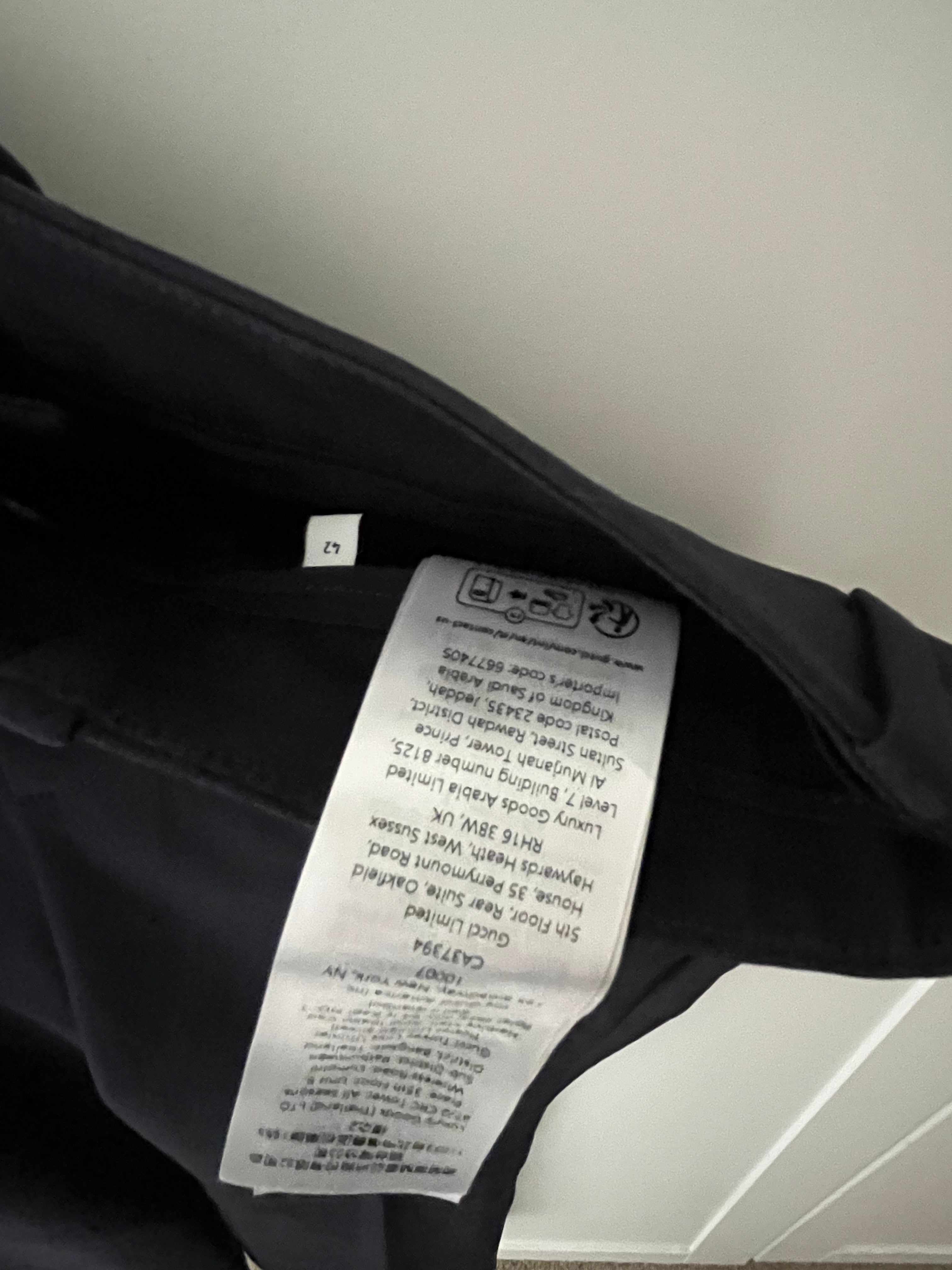 Gucci Trouser Suit Size 42