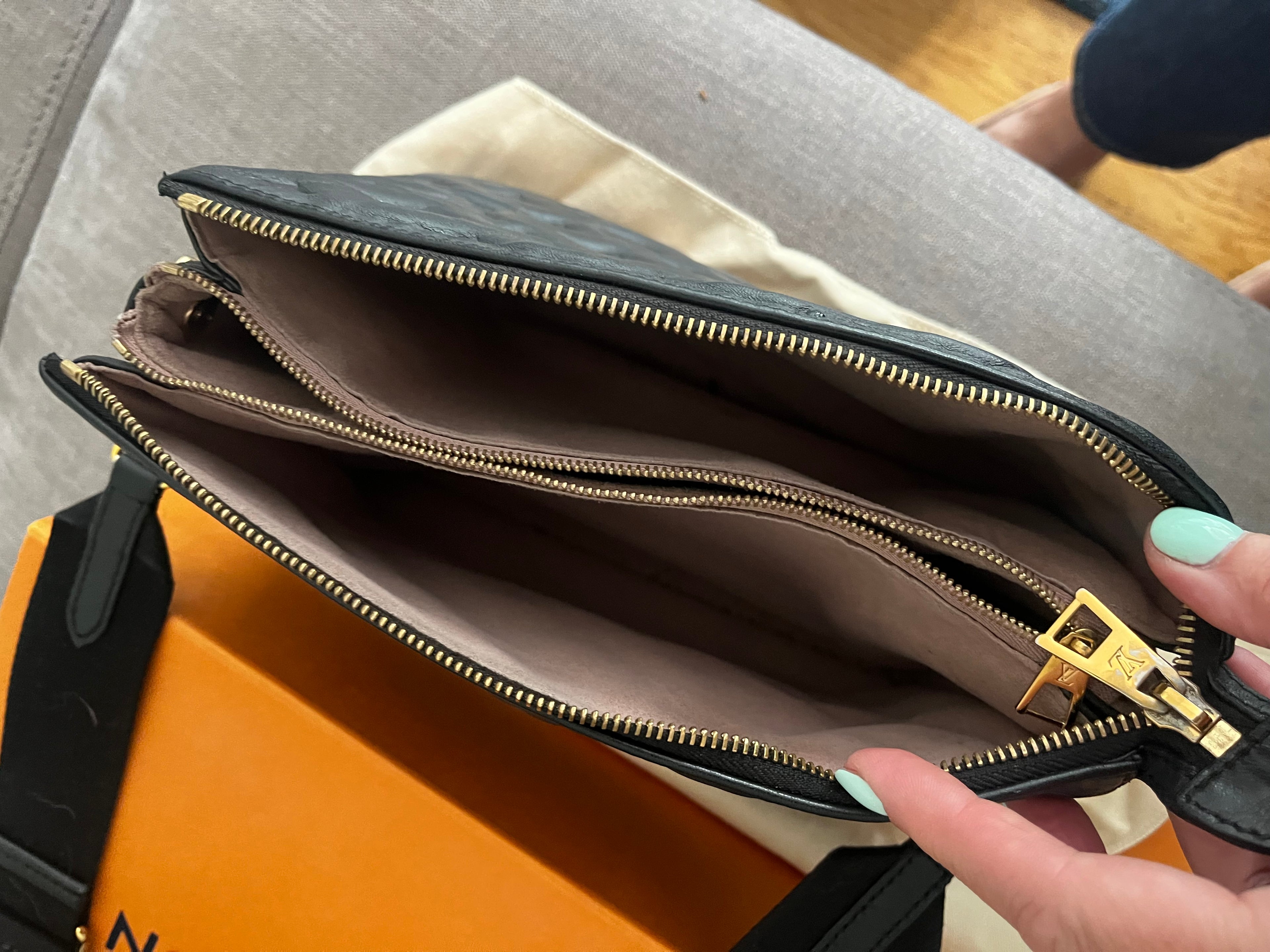 Louis Vuitton Black Coussin Bag