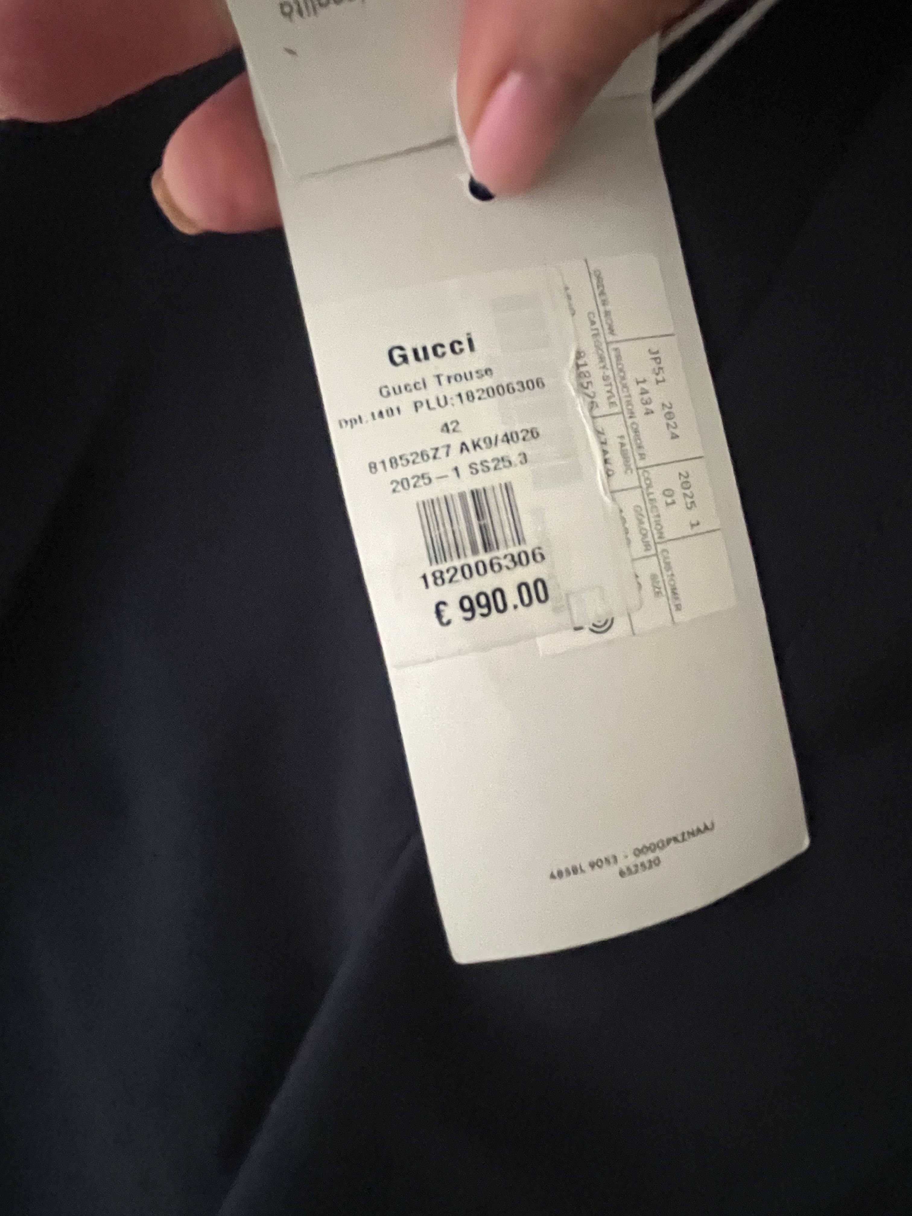 Gucci Trouser Suit Size 42