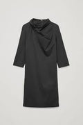 Cos Funnel Neck Dress Size 38