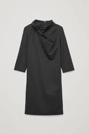 Cos Funnel Neck Dress Size 38