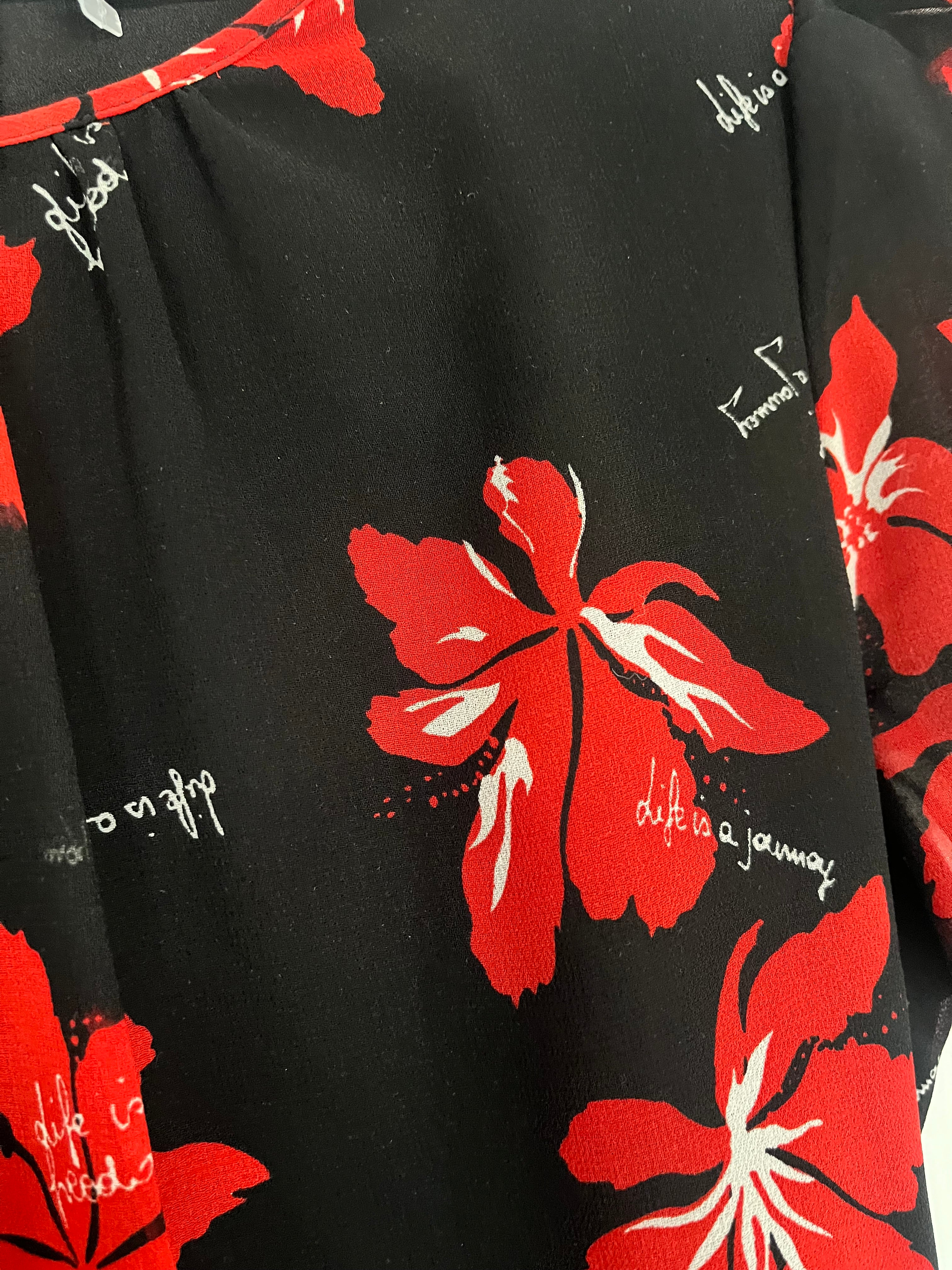 Marella Floral Midi Dress Size 8
