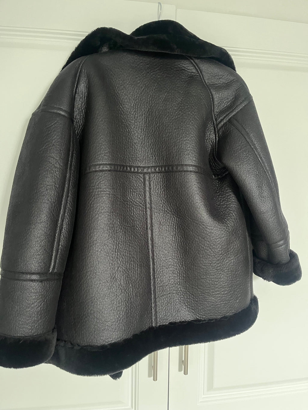 Whistles Black Flying Jacket Size S