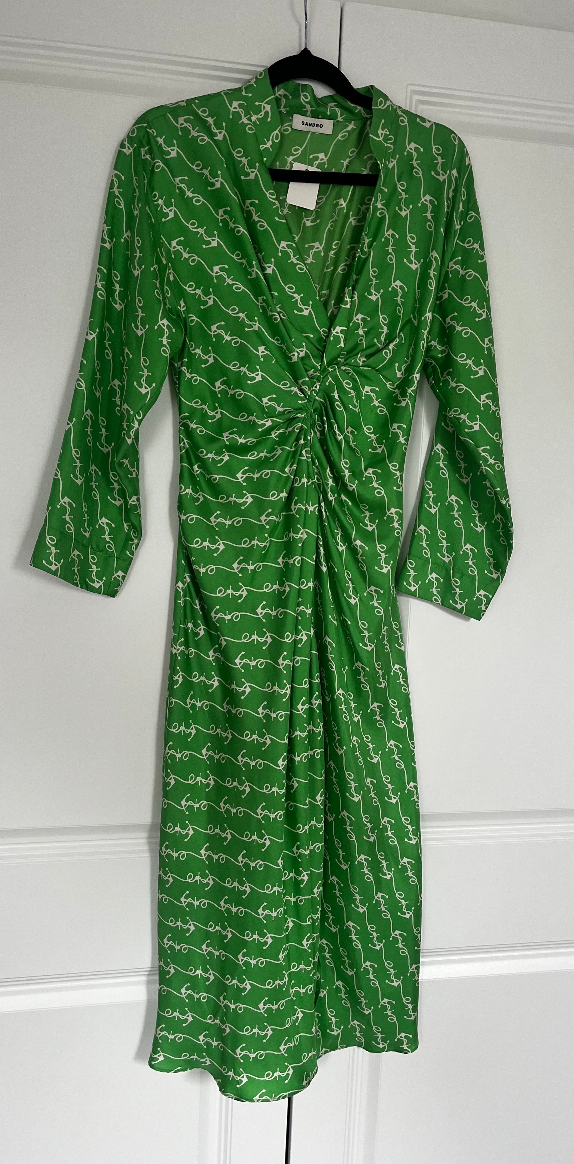 Sandro Silk Dress Size 34 (XS)