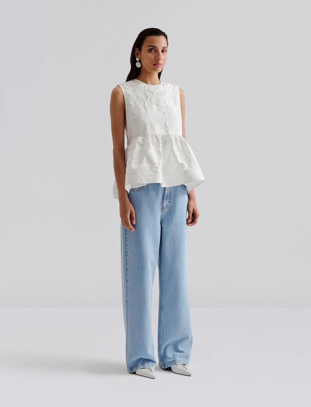 Malina White Blouse Size 36